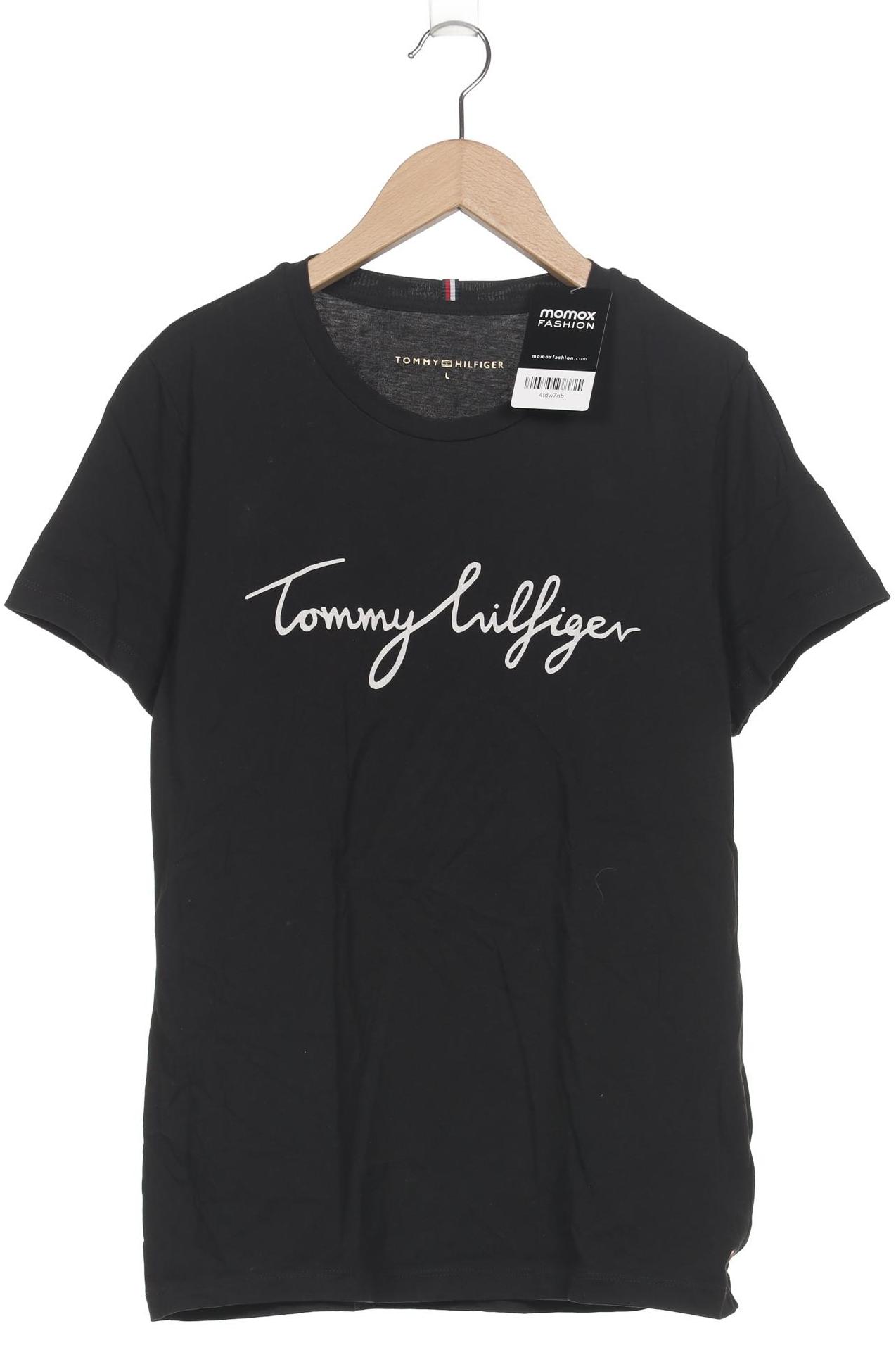 

Tommy Hilfiger Damen T-Shirt, schwarz, Gr. 42