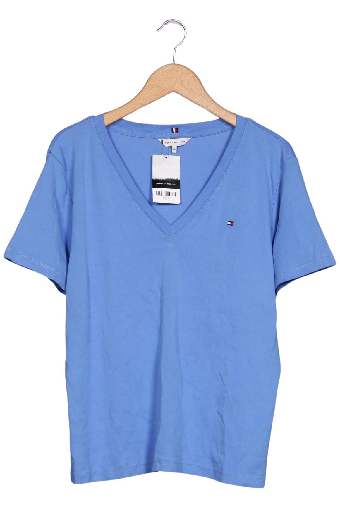 

Tommy Hilfiger Damen T-Shirt, hellblau, Gr. 48