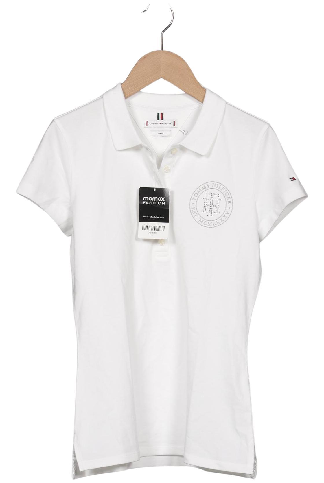 

Tommy Hilfiger Damen Poloshirt, weiß, Gr. 34