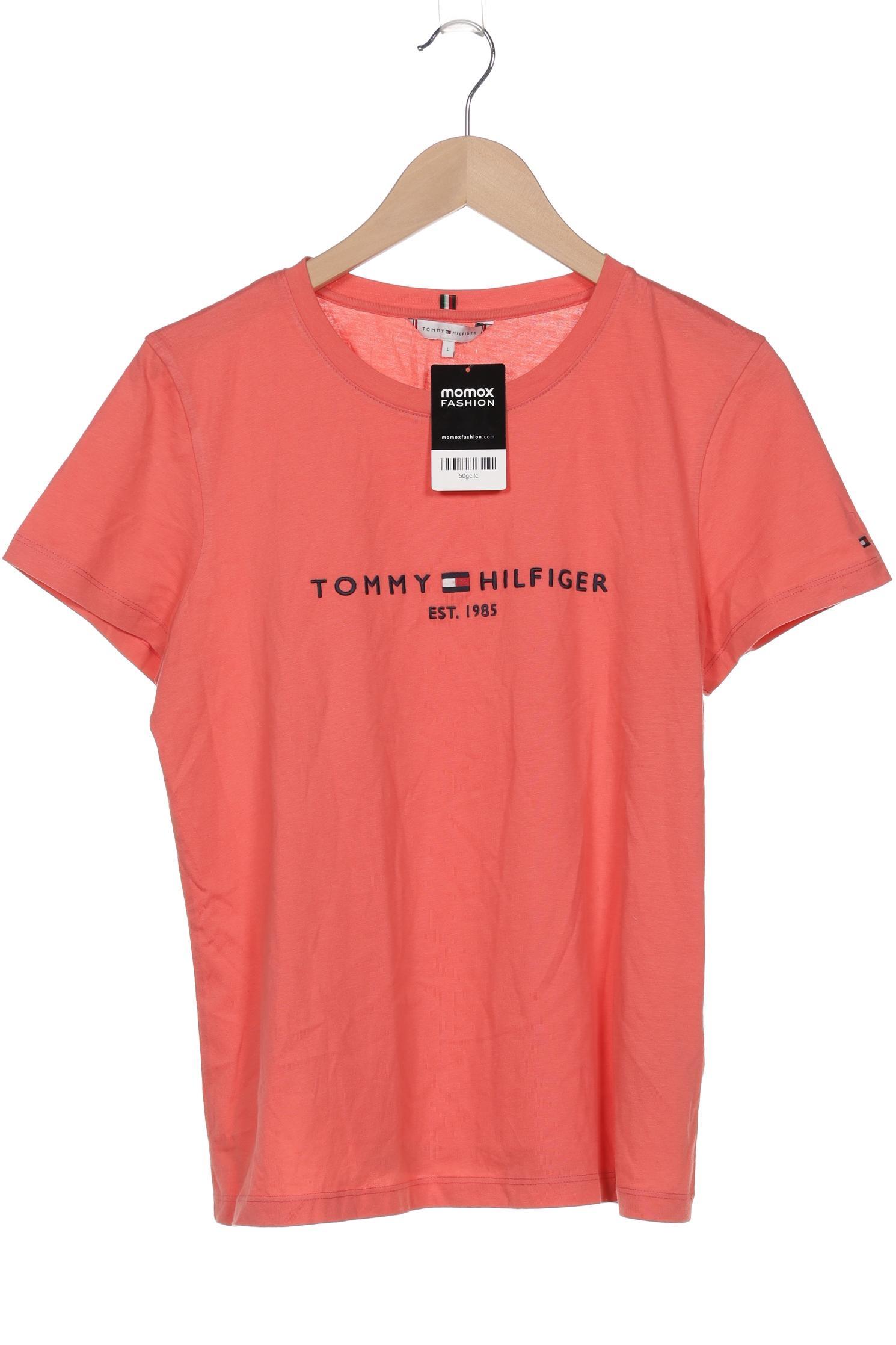 

Tommy Hilfiger Damen T-Shirt, orange, Gr. 42