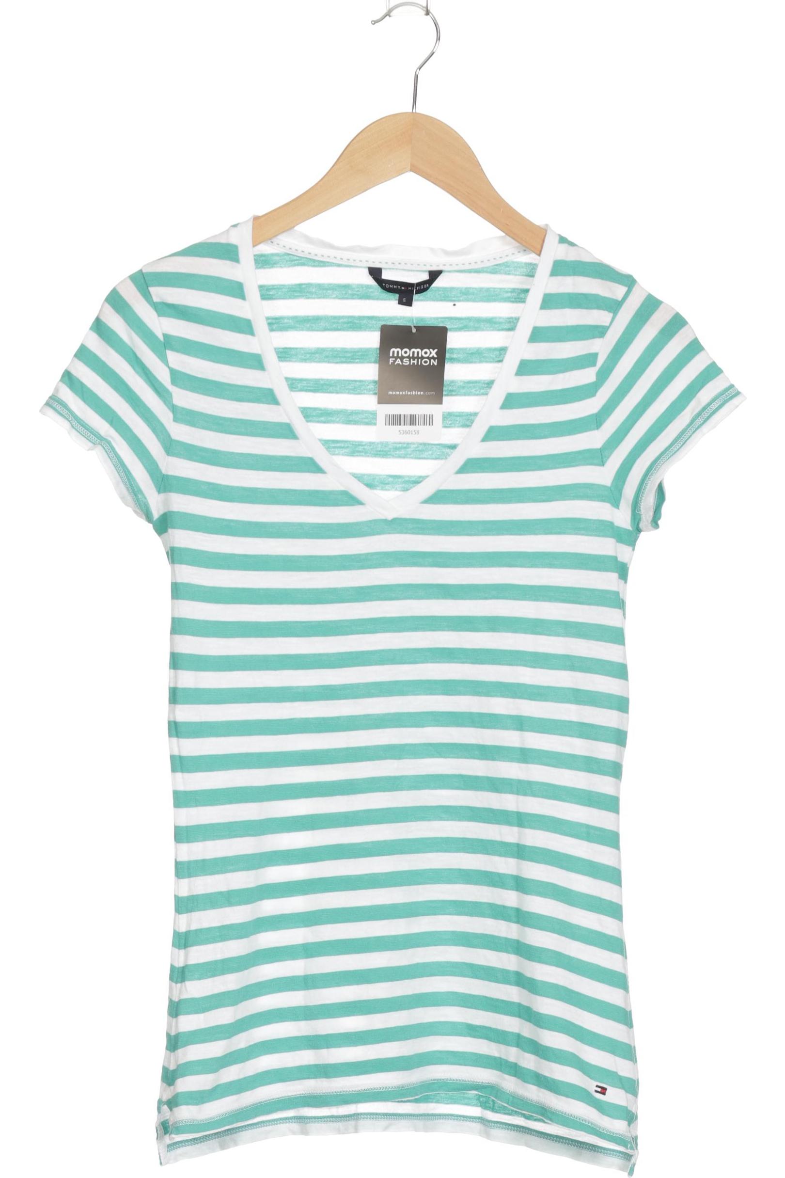 

Tommy Hilfiger Damen T-Shirt, türkis, Gr. 36