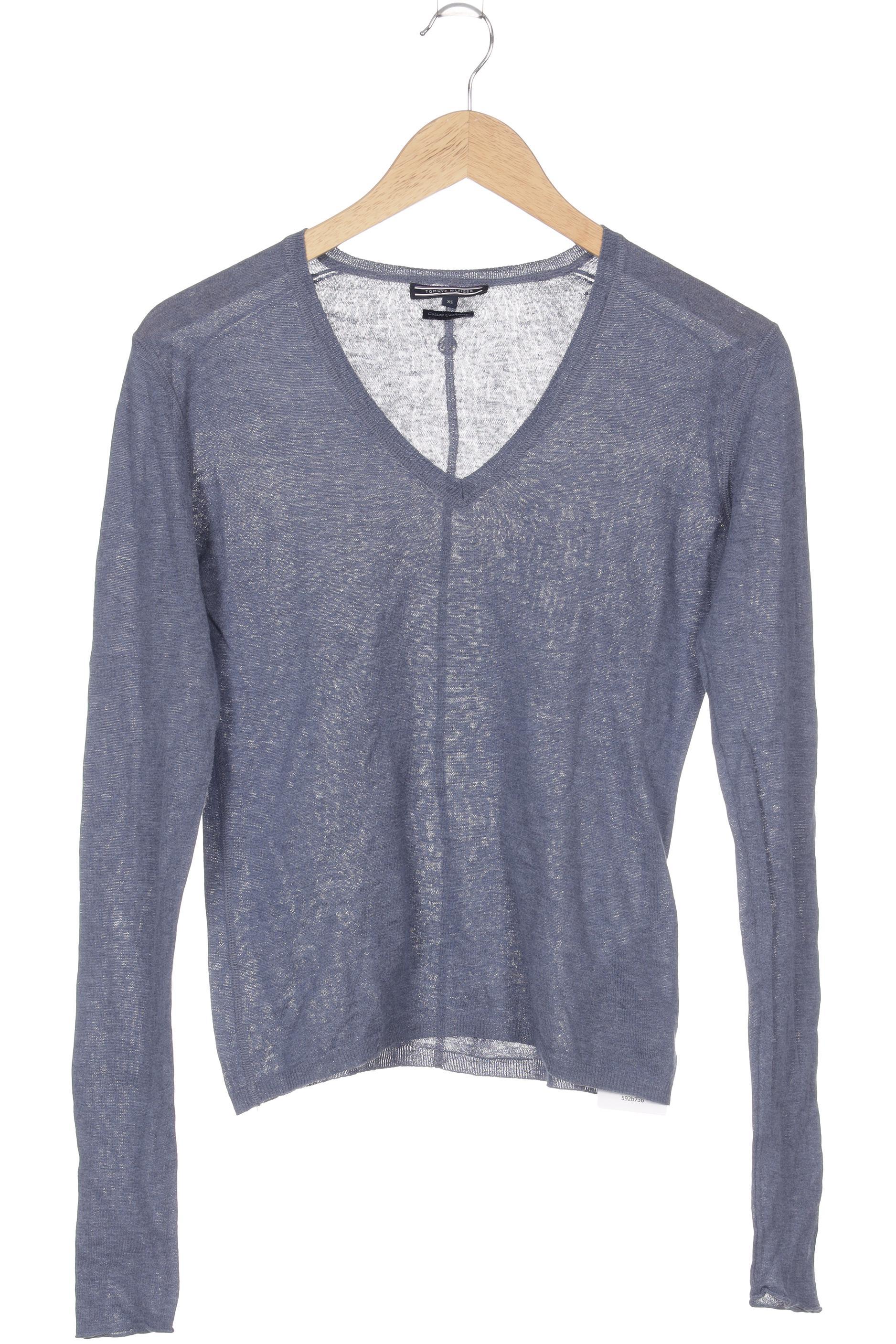 

Tommy Hilfiger Damen Langarmshirt, blau, Gr. 34