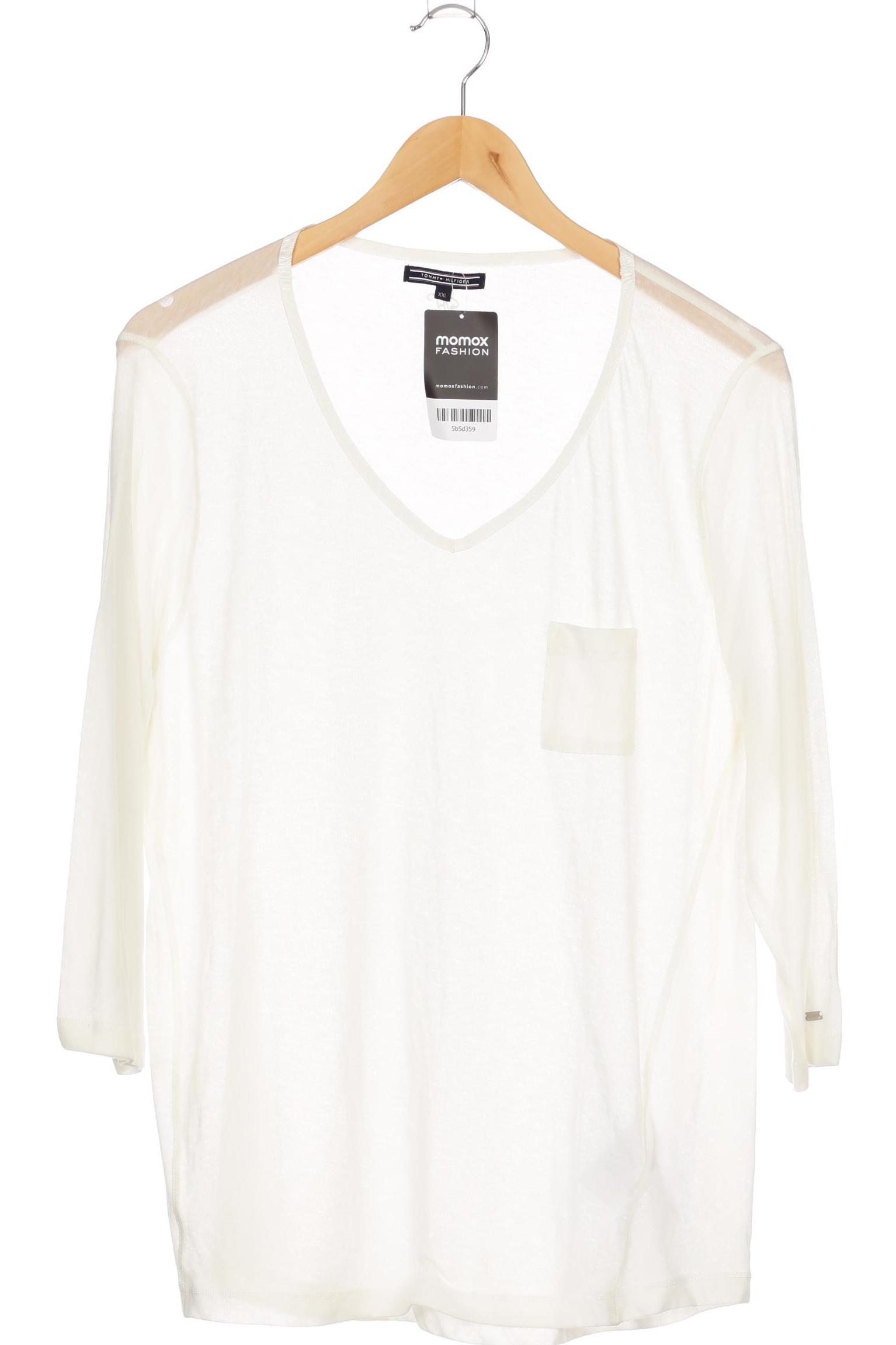 

Tommy Hilfiger Damen Langarmshirt, weiß, Gr. 46