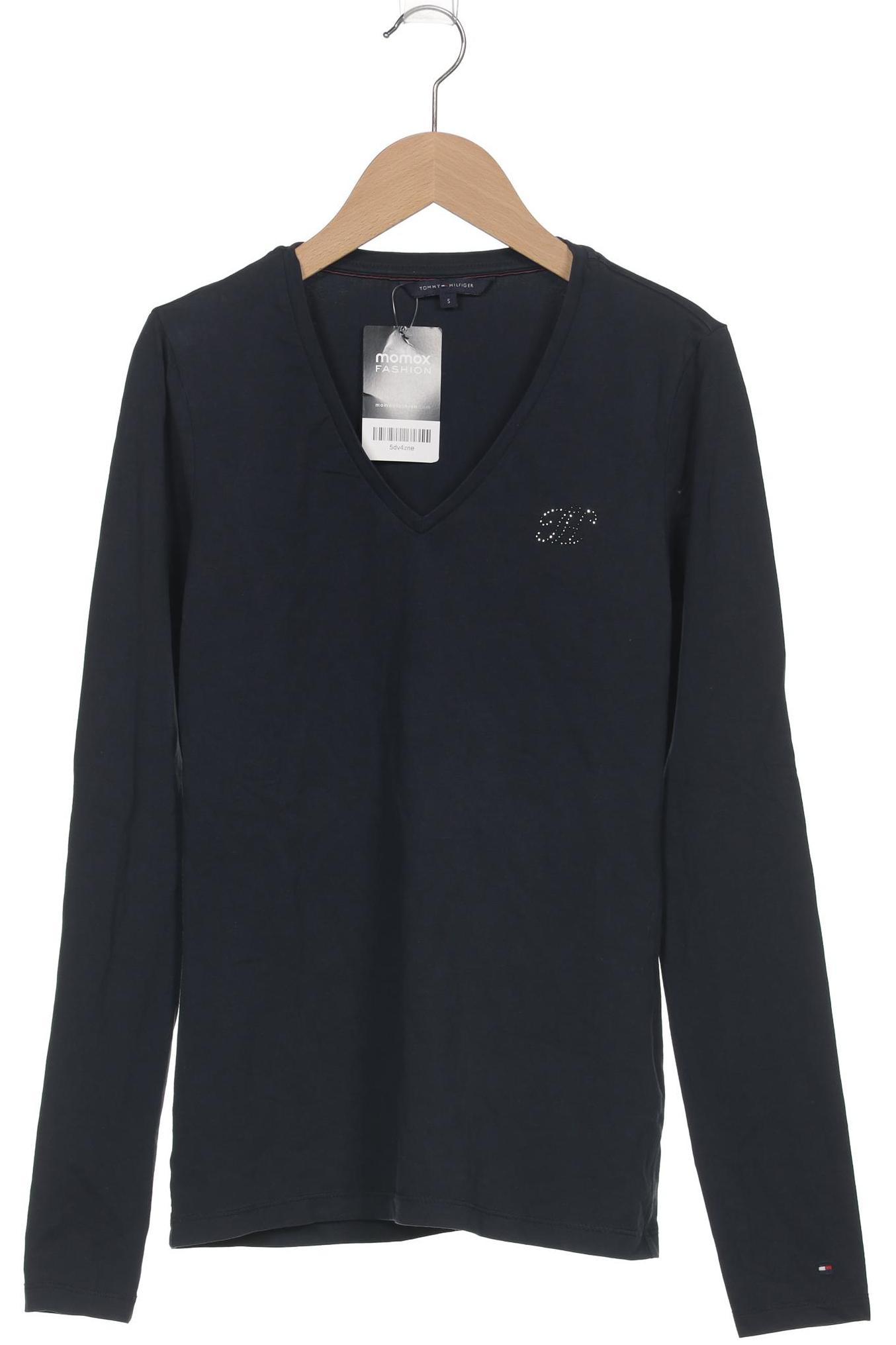 

Tommy Hilfiger Damen Langarmshirt, marineblau, Gr. 36