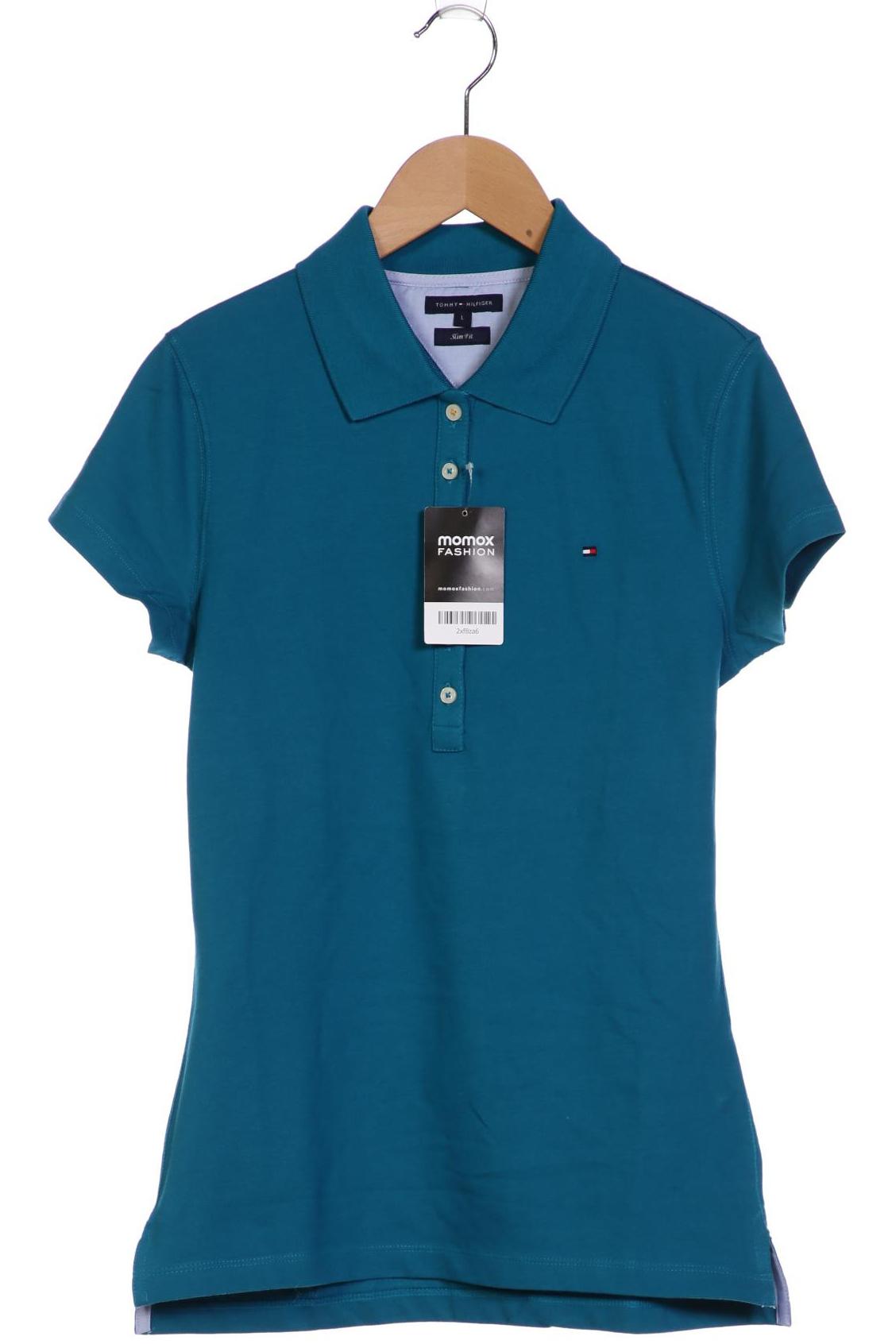 

Tommy Hilfiger Damen Poloshirt, türkis, Gr. 42