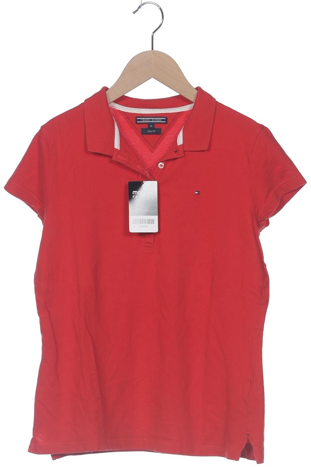 

Tommy Hilfiger Damen Poloshirt, rot, Gr. 44