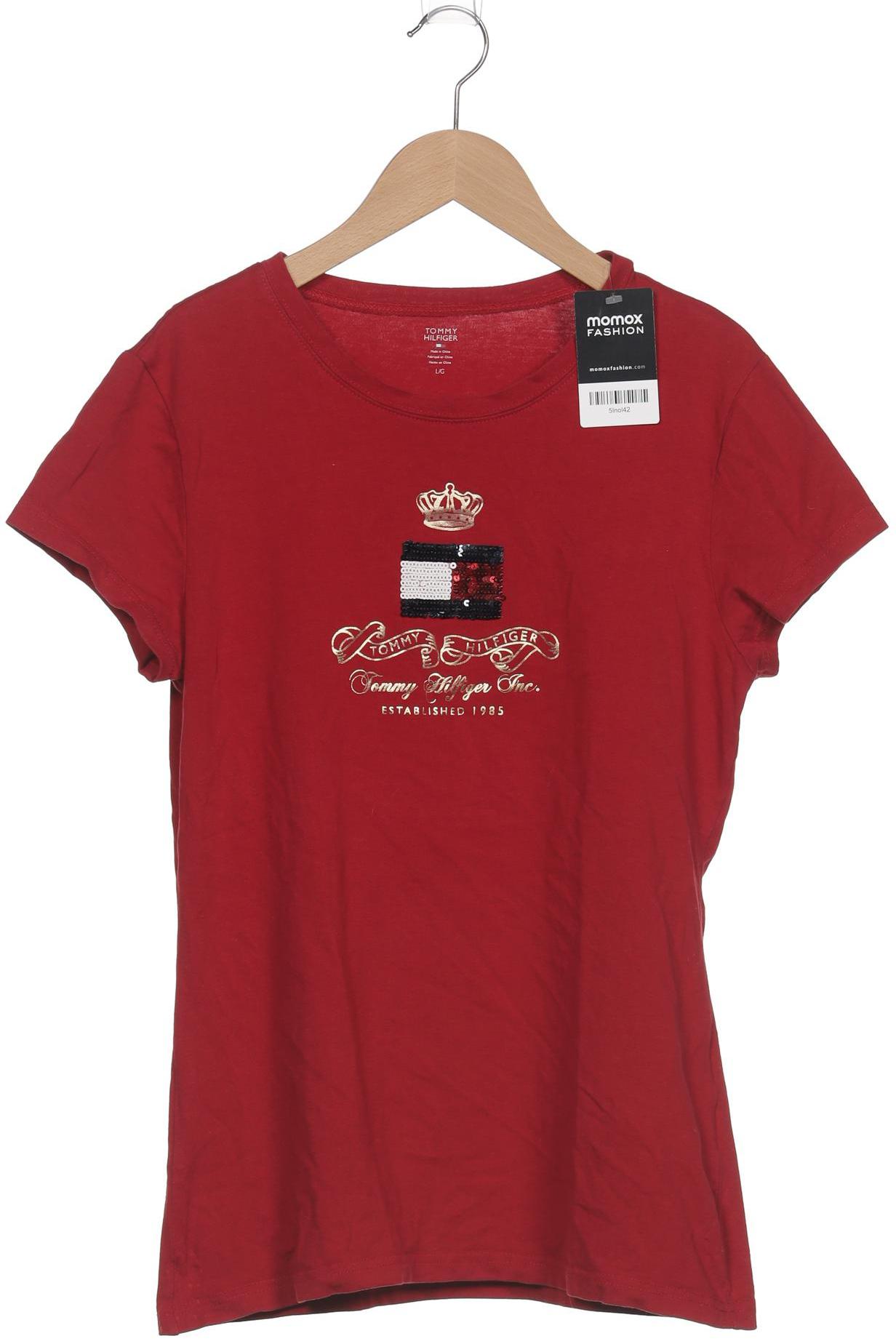 

Tommy Hilfiger Damen T-Shirt, rot, Gr. 42