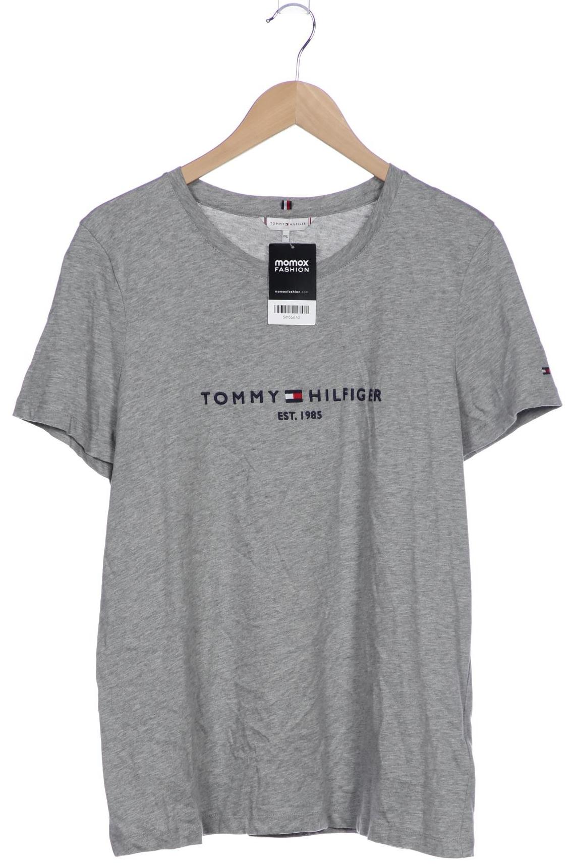 

Tommy Hilfiger Damen T-Shirt, grau, Gr. 46