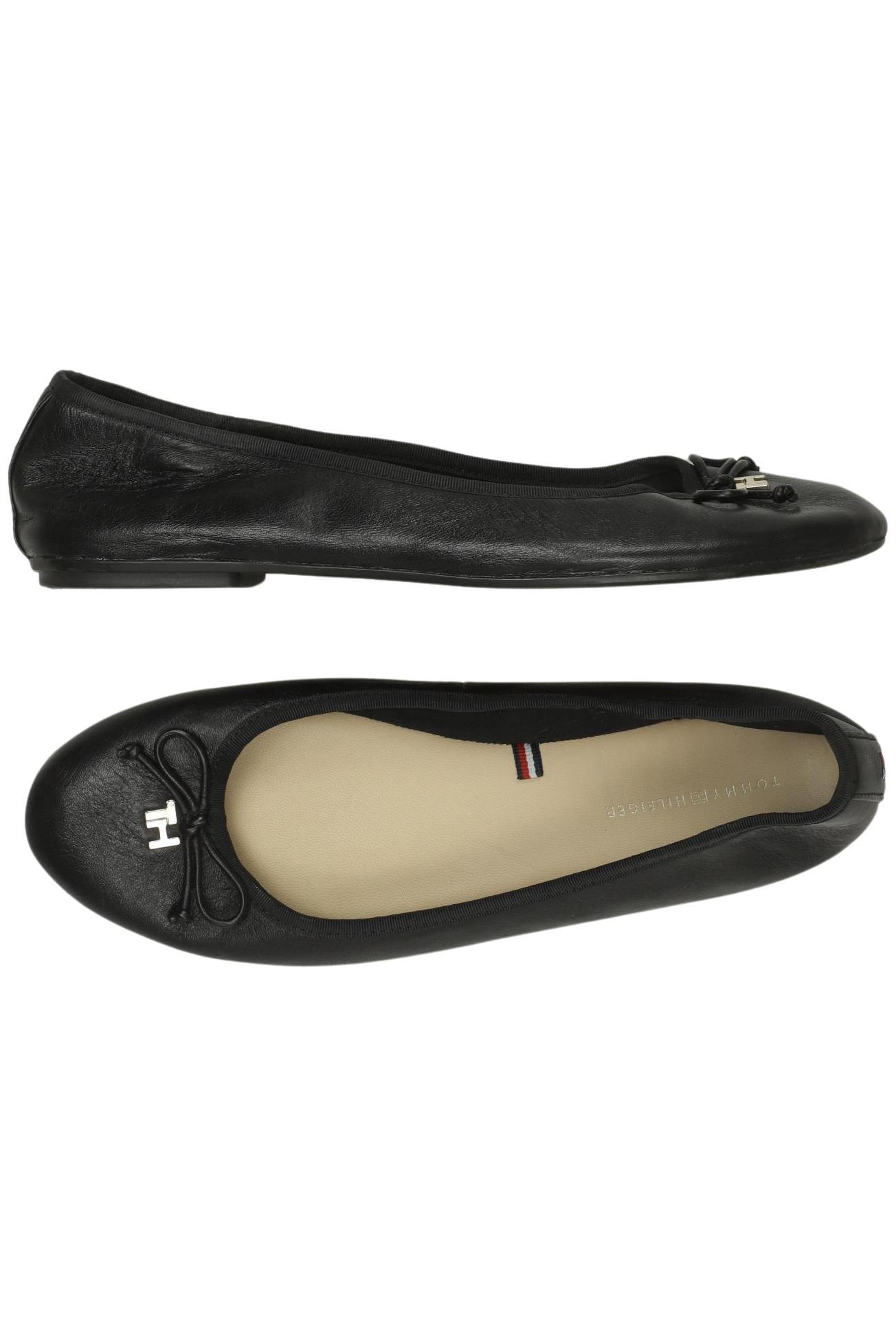 

Tommy Hilfiger Damen Ballerinas, schwarz, Gr. 38