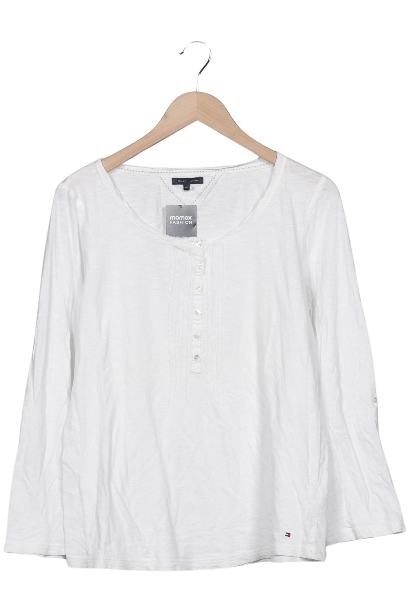 

Tommy Hilfiger Damen Langarmshirt, weiß, Gr. 46