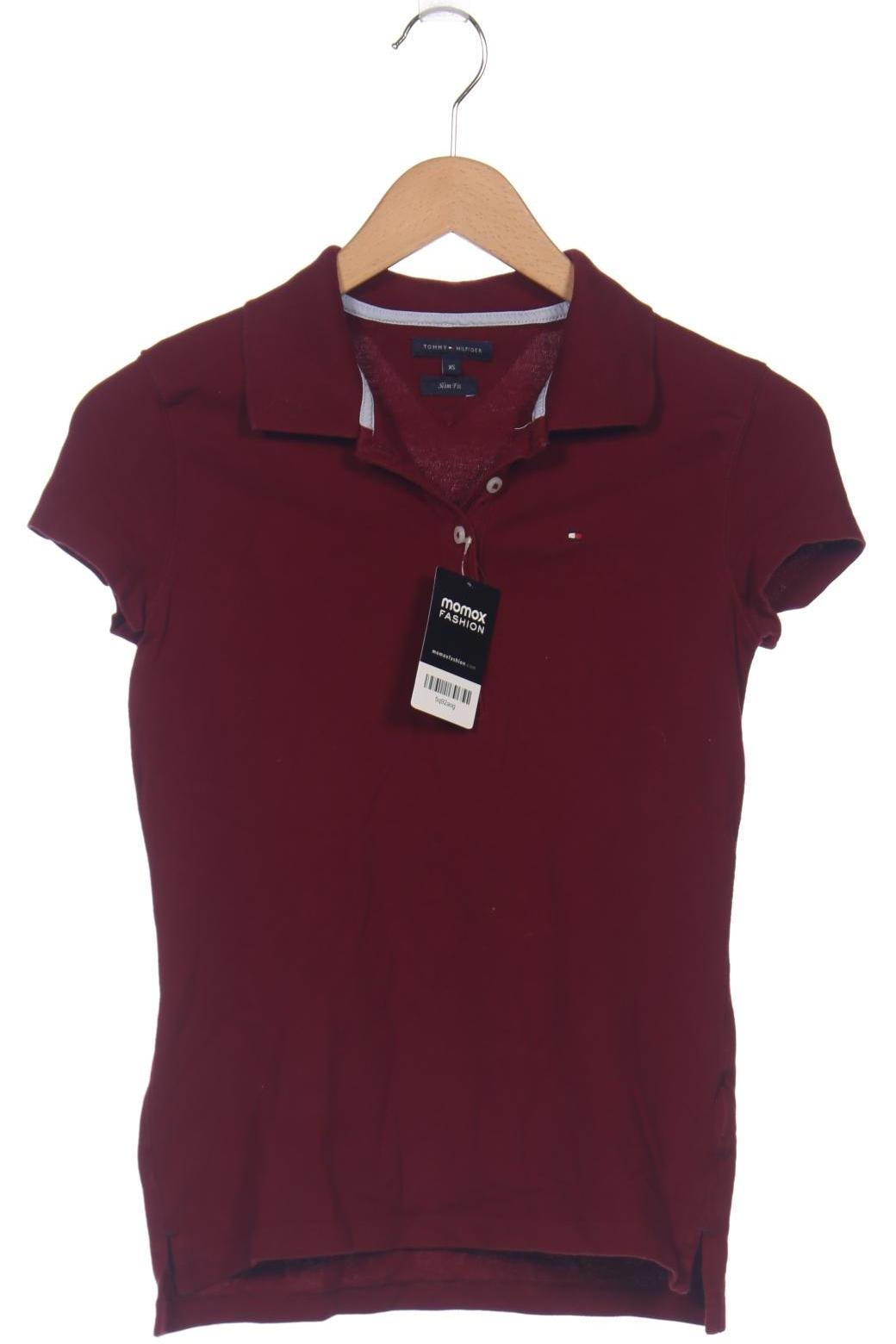 

Tommy Hilfiger Damen Poloshirt, bordeaux, Gr. 34