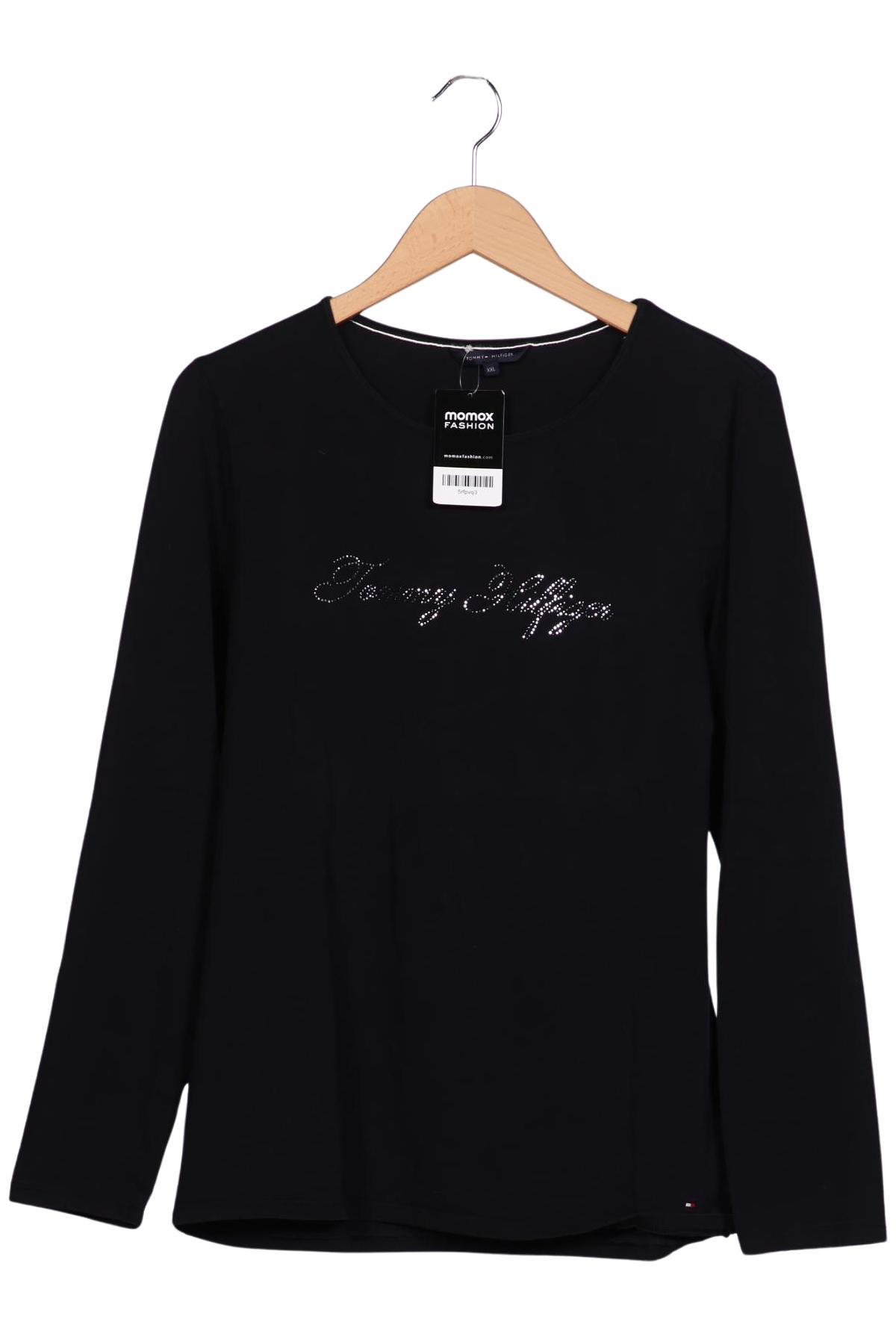

Tommy Hilfiger Damen Langarmshirt, schwarz, Gr. 46
