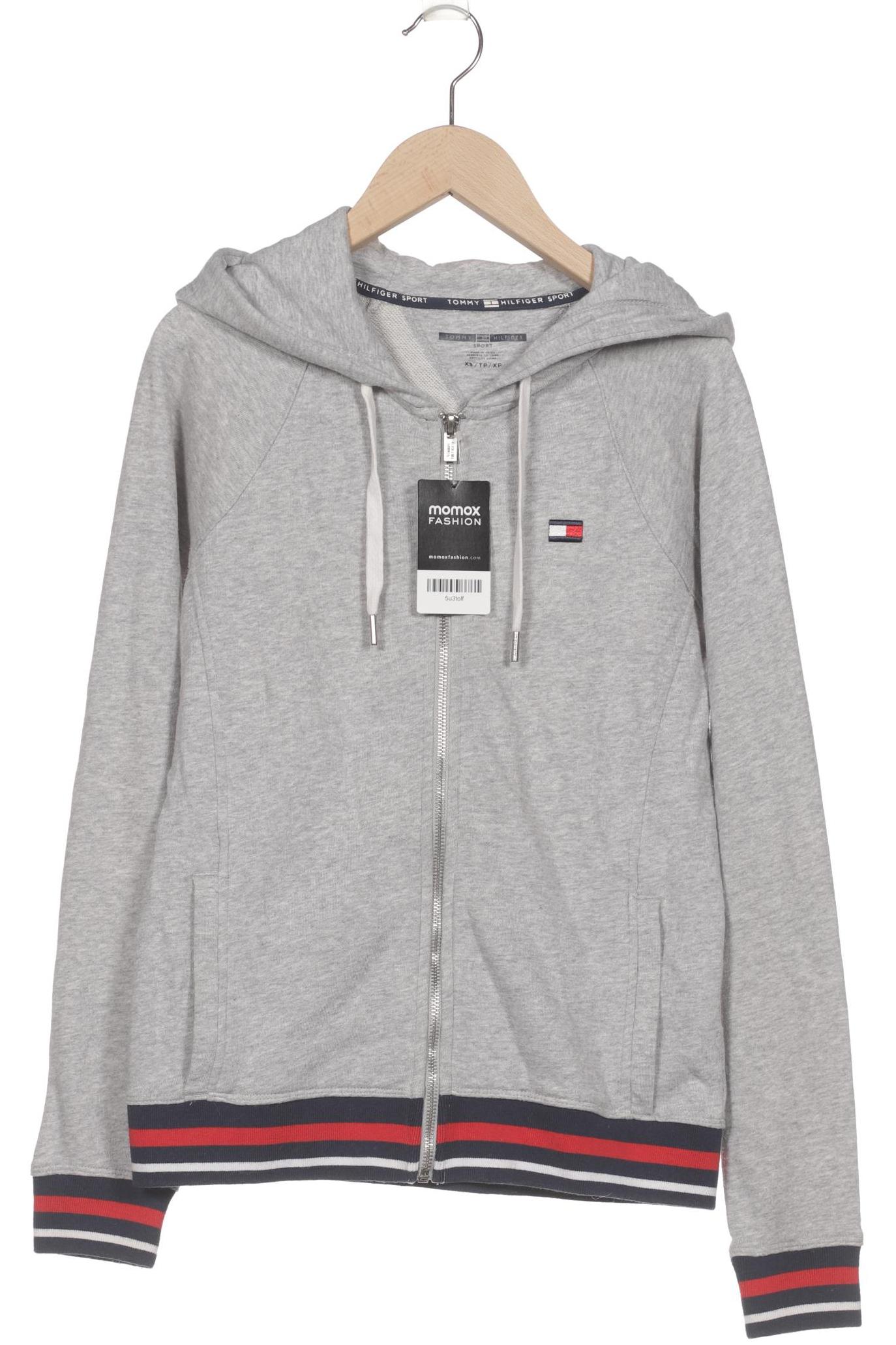 

Tommy Hilfiger Damen Kapuzenpullover, grau, Gr. 34
