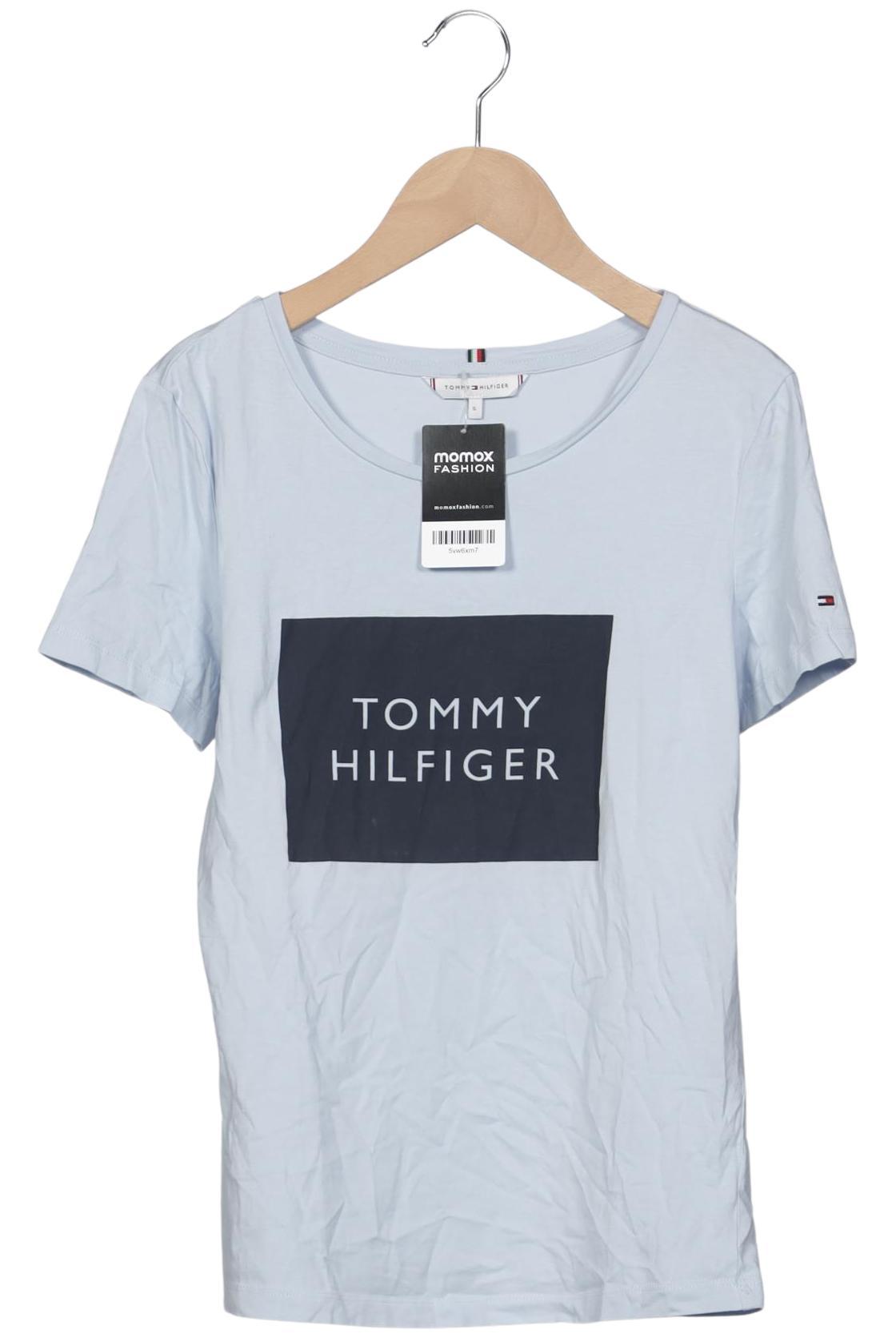 

Tommy Hilfiger Damen T-Shirt, hellblau, Gr. 36
