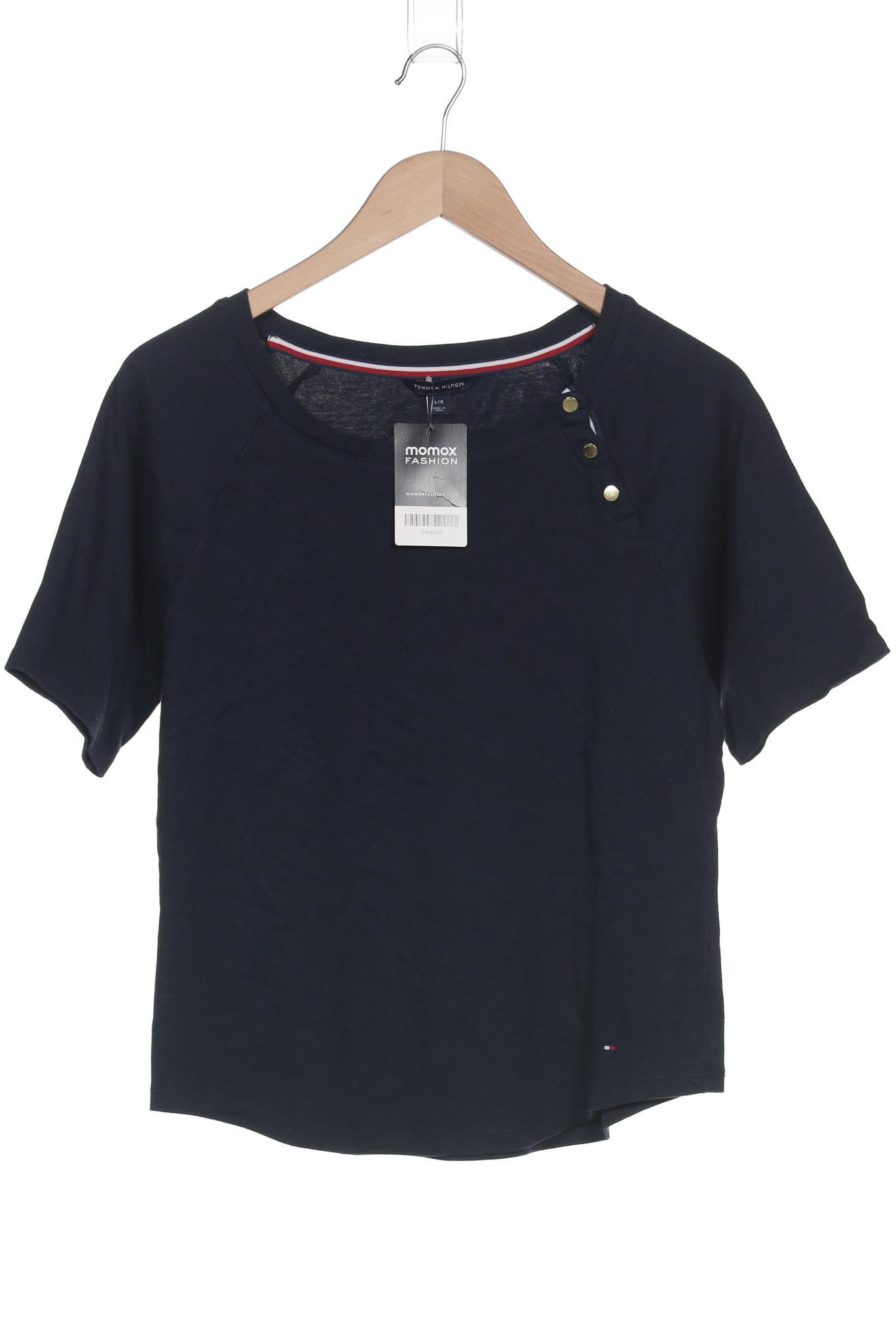 

Tommy Hilfiger Damen T-Shirt, marineblau, Gr. 42