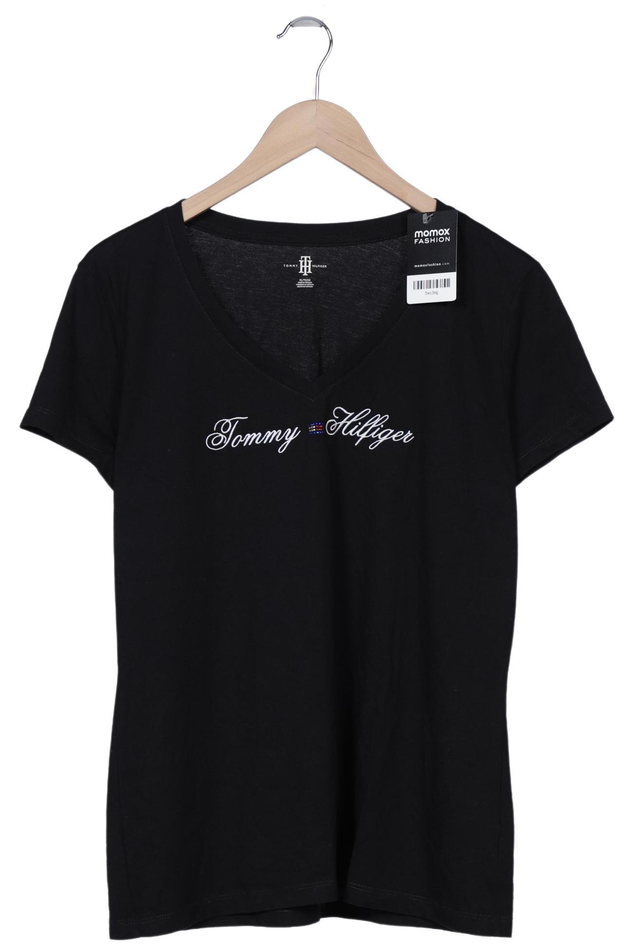 

Tommy Hilfiger Damen T-Shirt, schwarz, Gr. 44