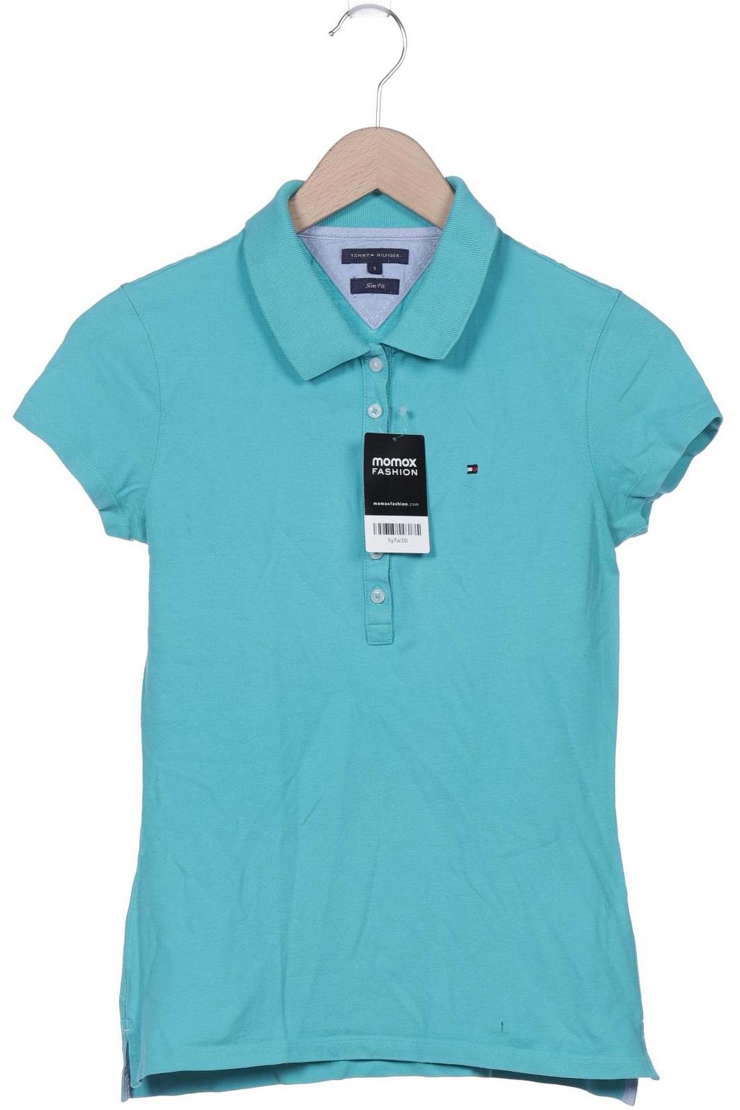 

Tommy Hilfiger Damen Poloshirt, türkis, Gr. 36
