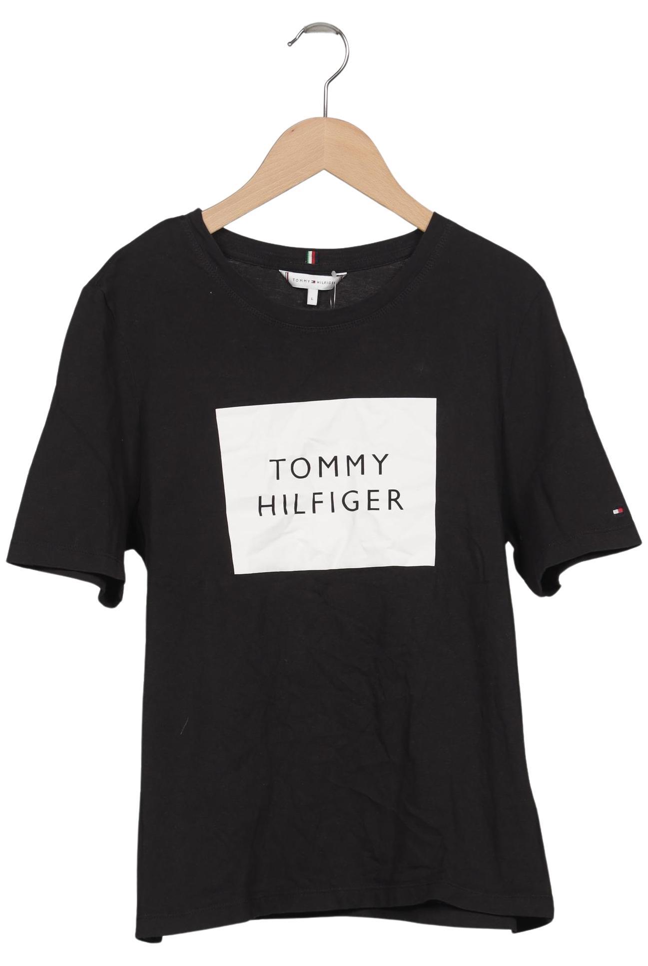 

Tommy Hilfiger Damen T-Shirt, schwarz, Gr. 42