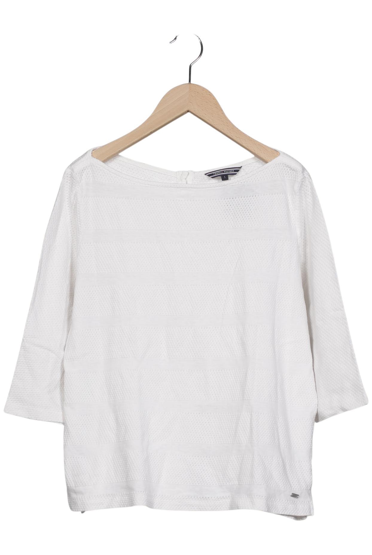

Tommy Hilfiger Damen Langarmshirt, weiß, Gr. 36