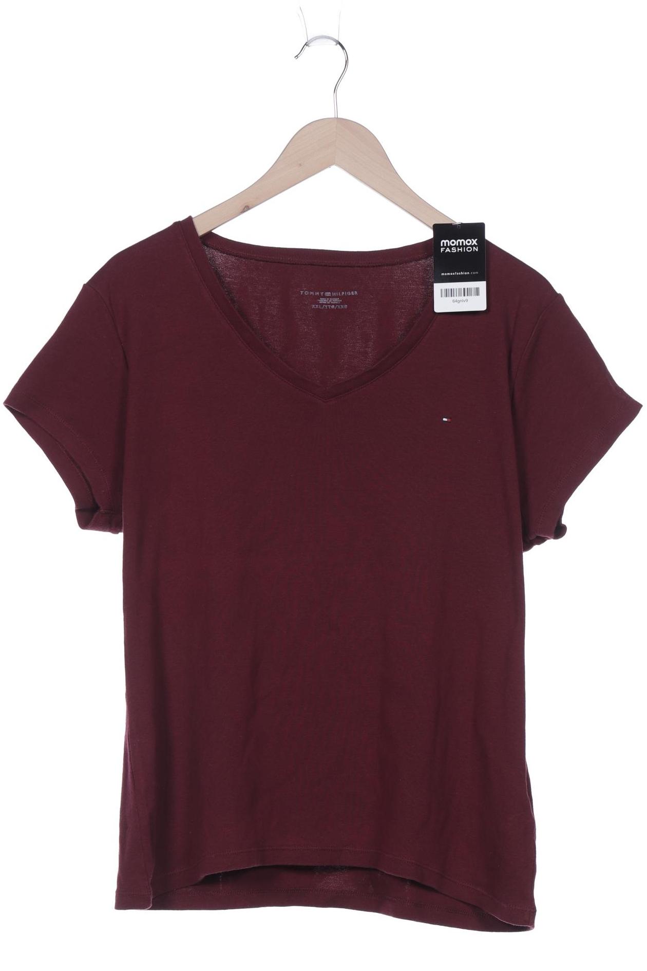 

Tommy Hilfiger Damen T-Shirt, bordeaux, Gr. 46
