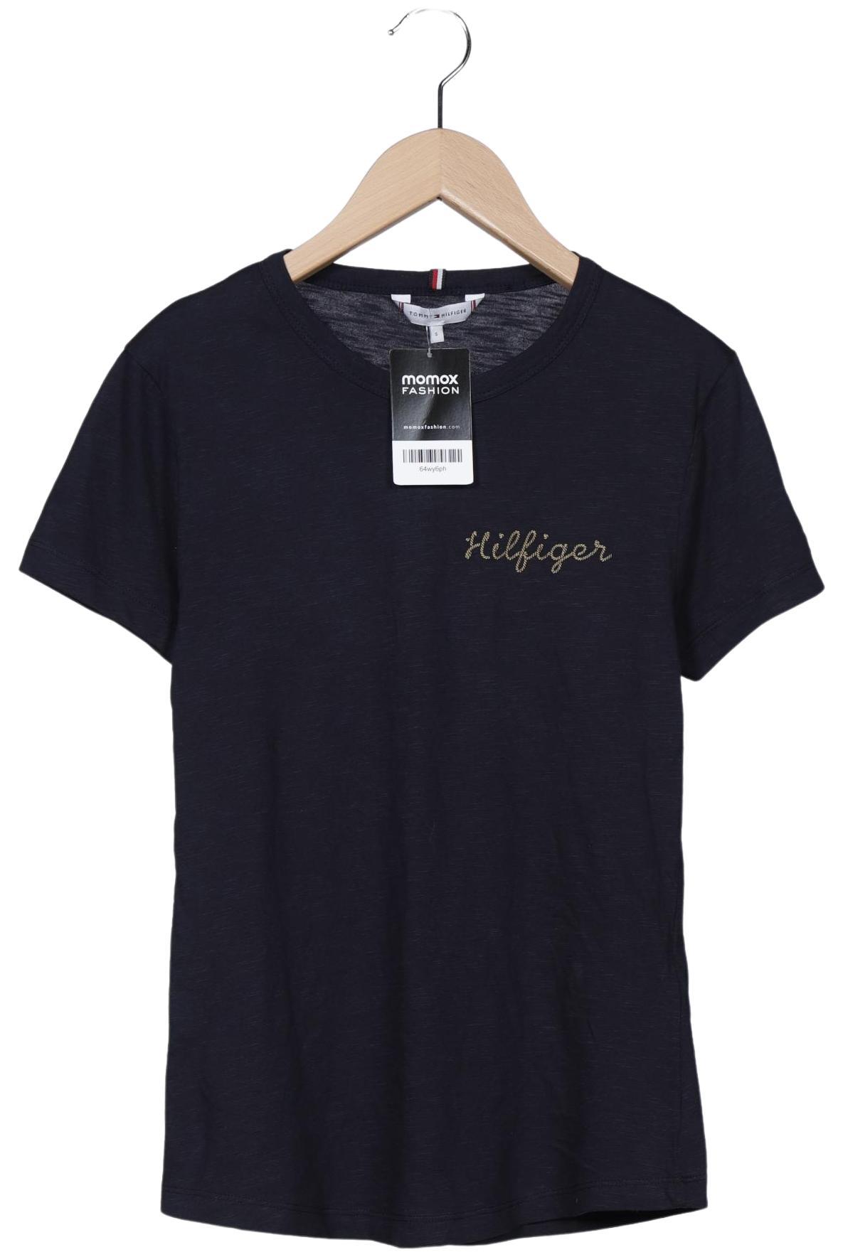 

Tommy Hilfiger Damen T-Shirt, marineblau, Gr. 36