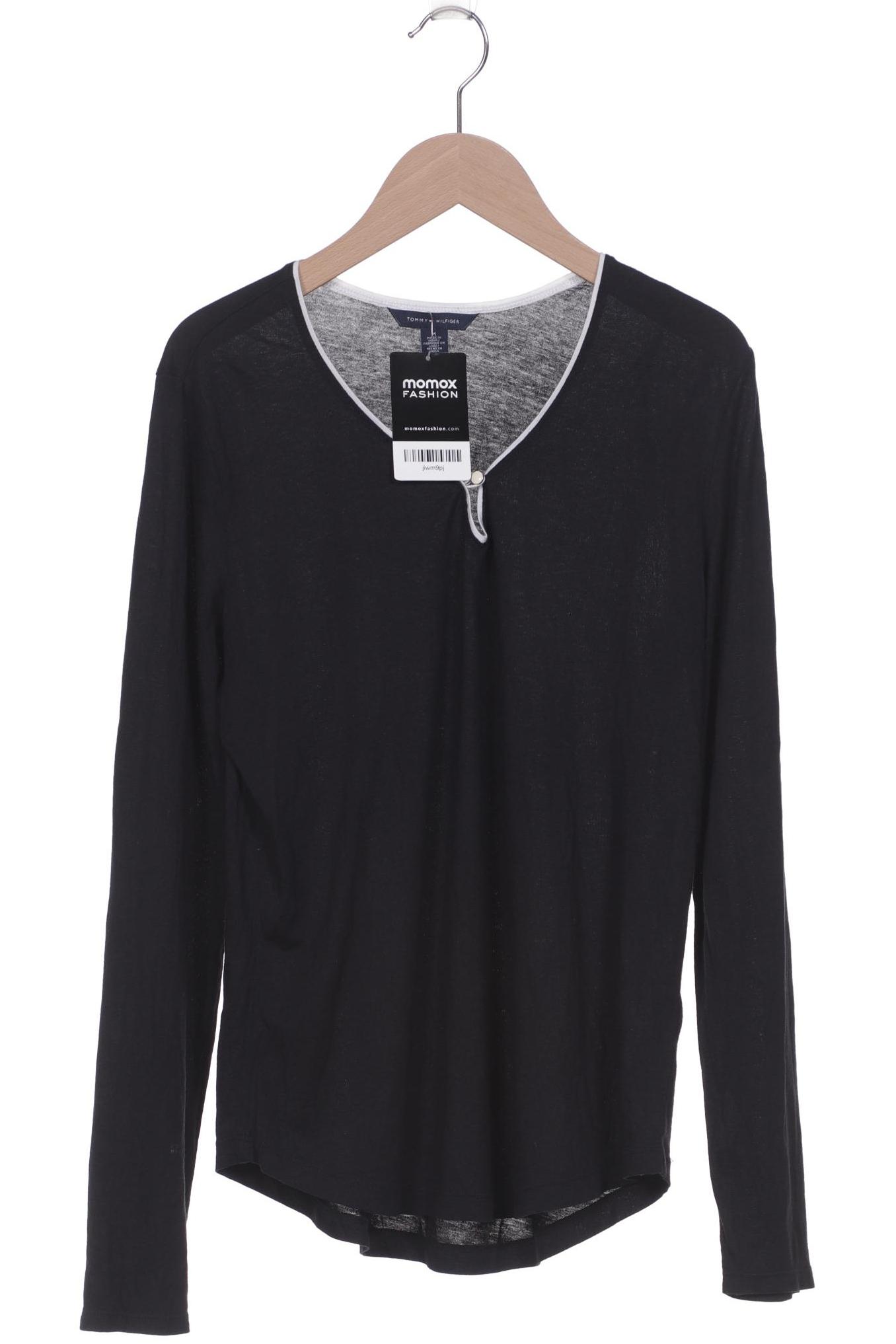 

Tommy Hilfiger Damen Langarmshirt, schwarz, Gr. 38