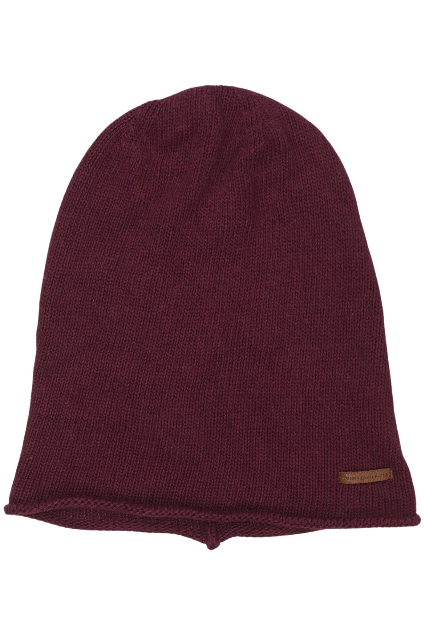 

Tommy Hilfiger Damen Hut/Mütze, bordeaux, Gr. uni