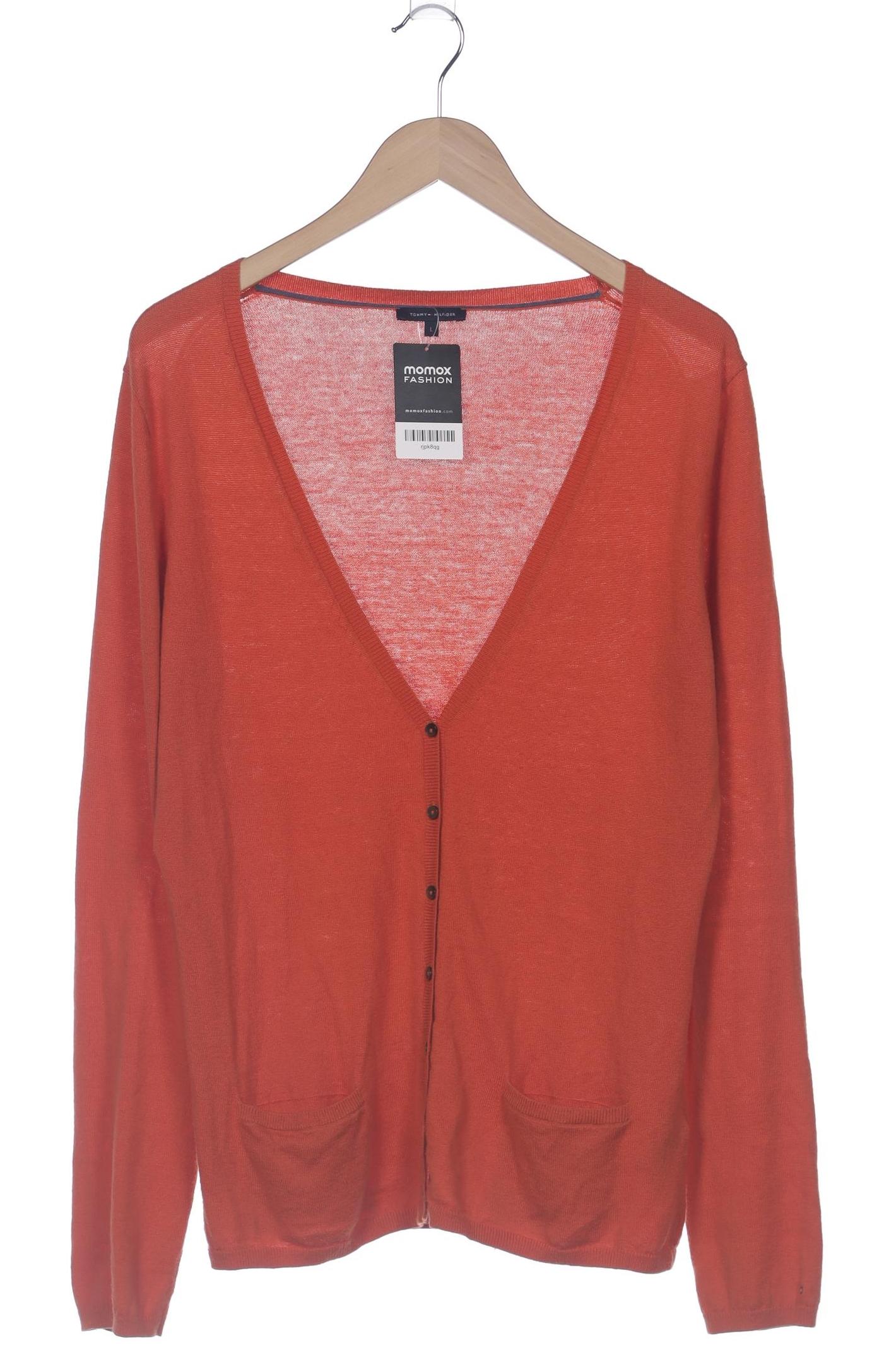

Tommy Hilfiger Damen Strickjacke, orange, Gr. 42