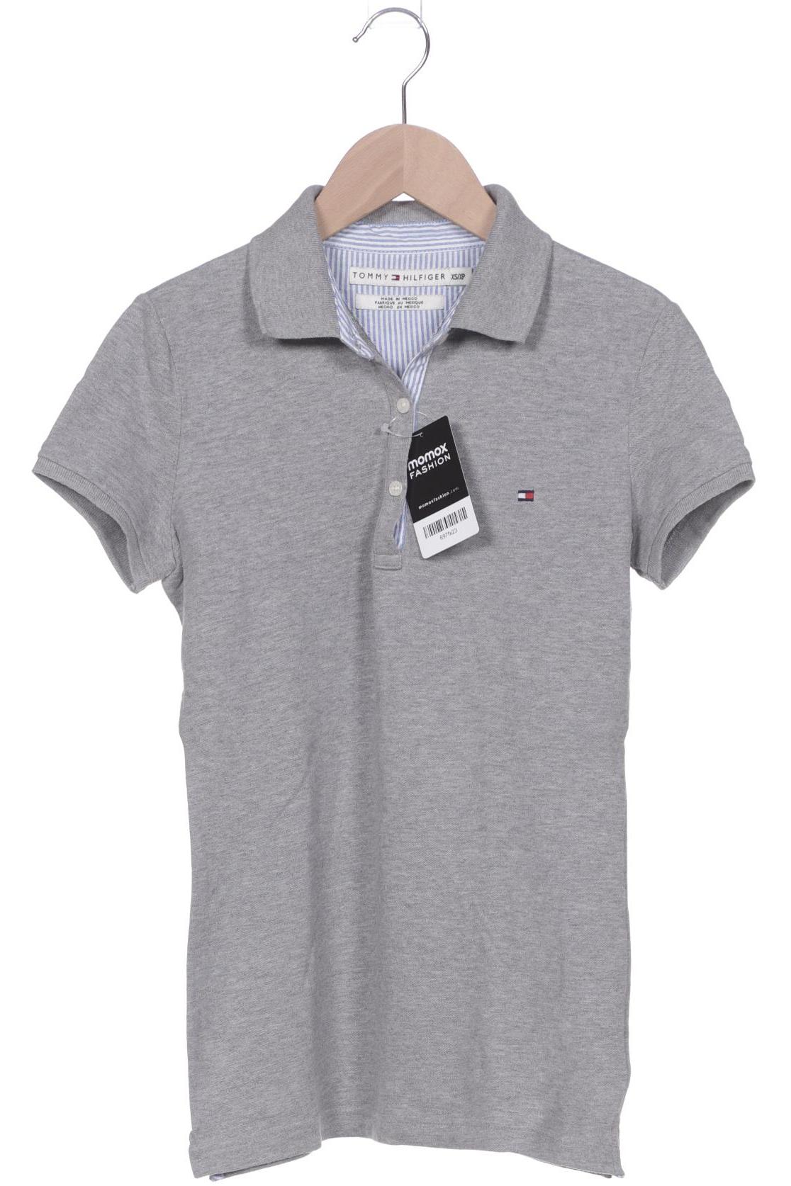 

Tommy Hilfiger Damen Poloshirt, grau, Gr. 34