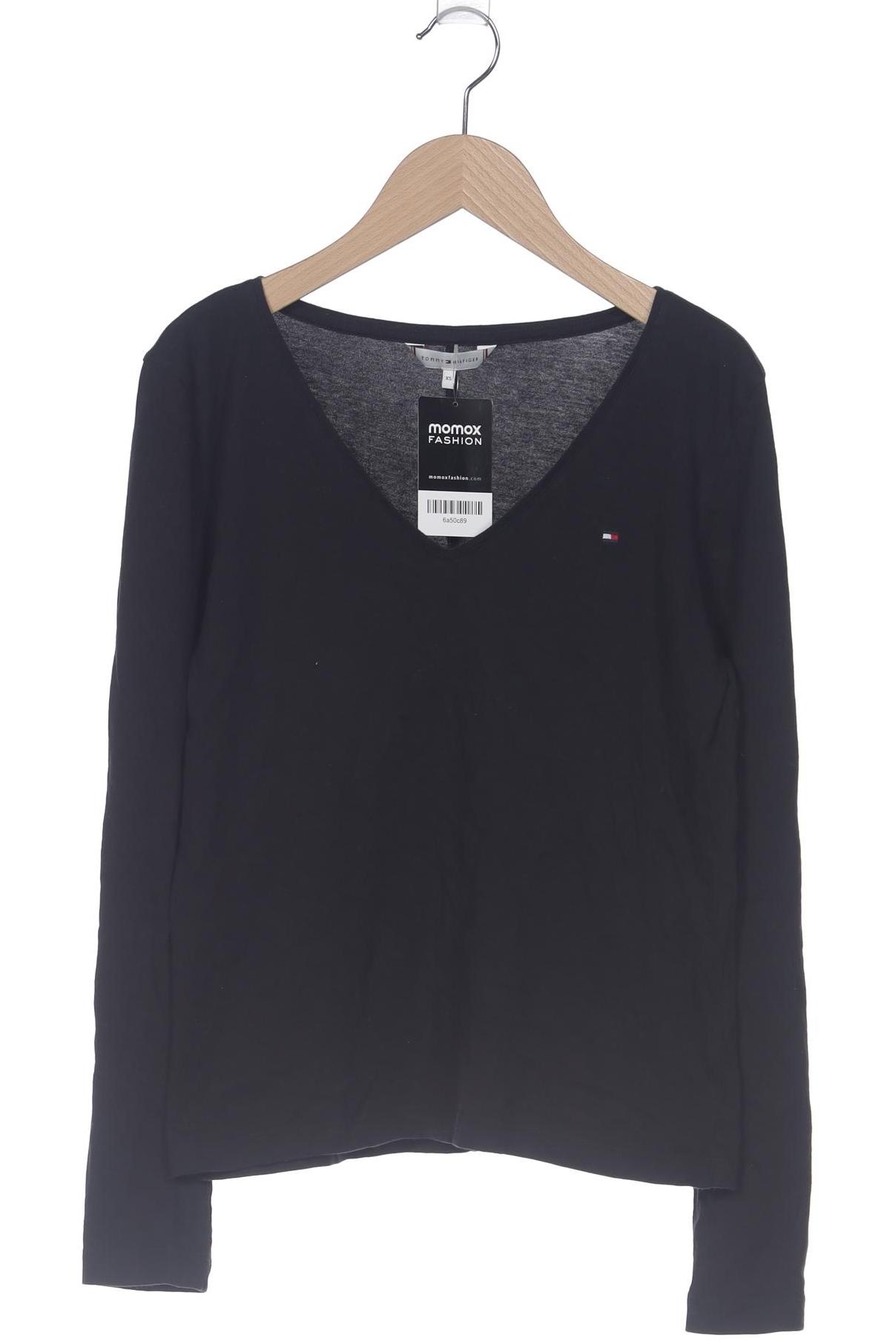 

Tommy Hilfiger Damen Langarmshirt, schwarz, Gr. 34