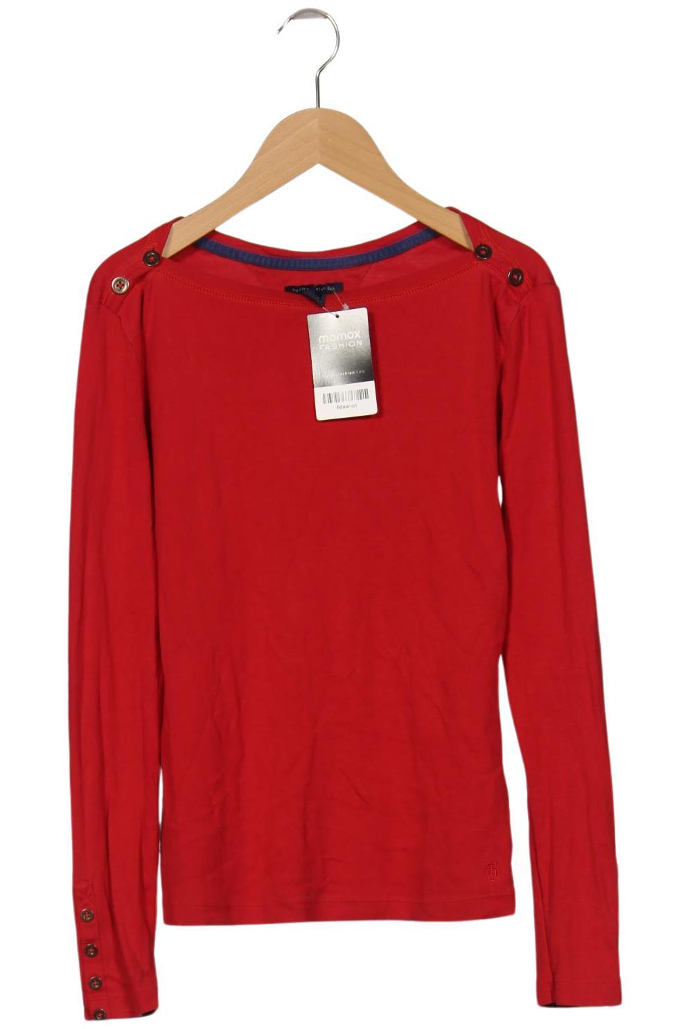 

Tommy Hilfiger Damen Langarmshirt, rot, Gr. 34