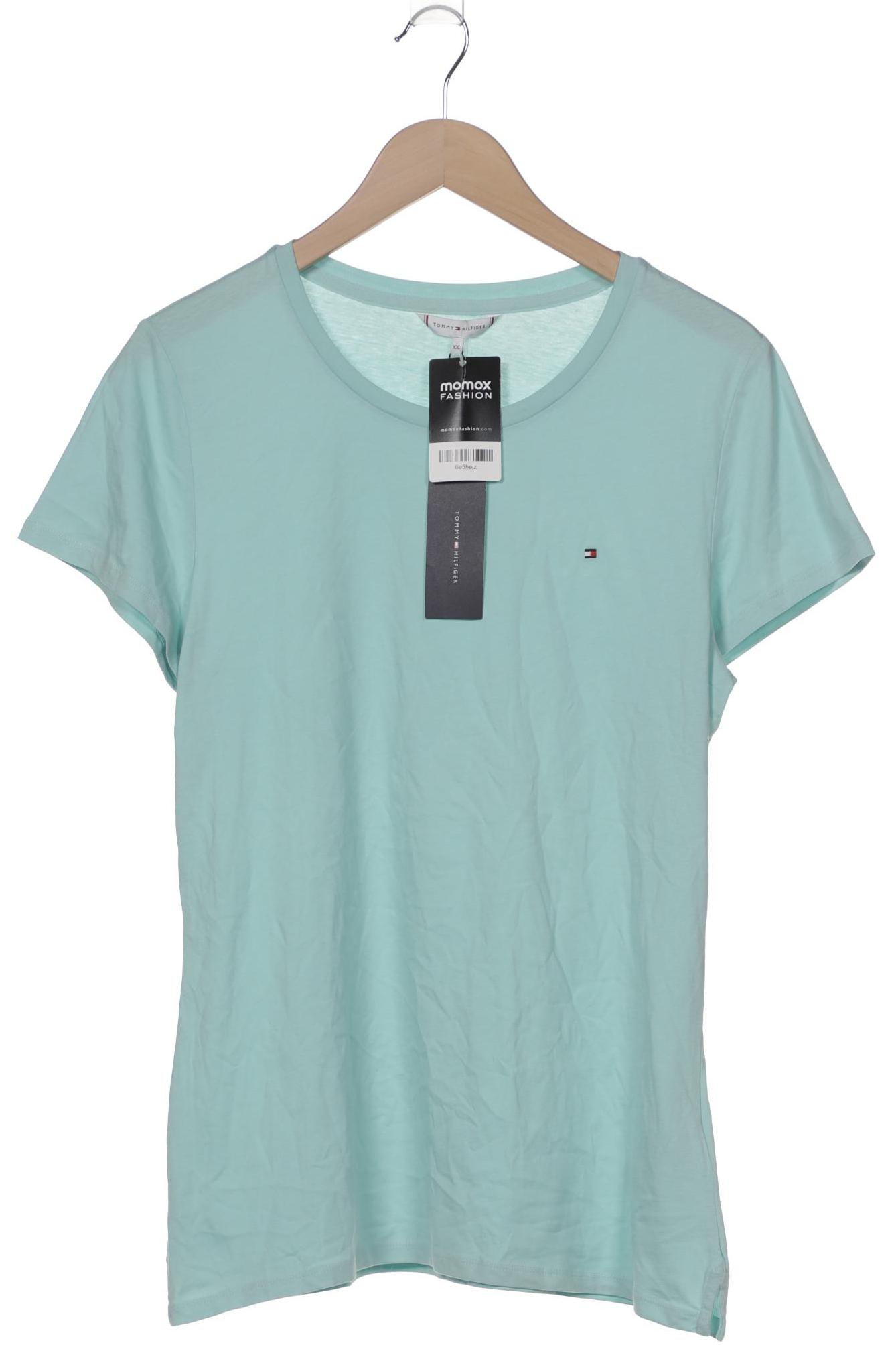 

Tommy Hilfiger Damen T-Shirt, türkis, Gr. 46
