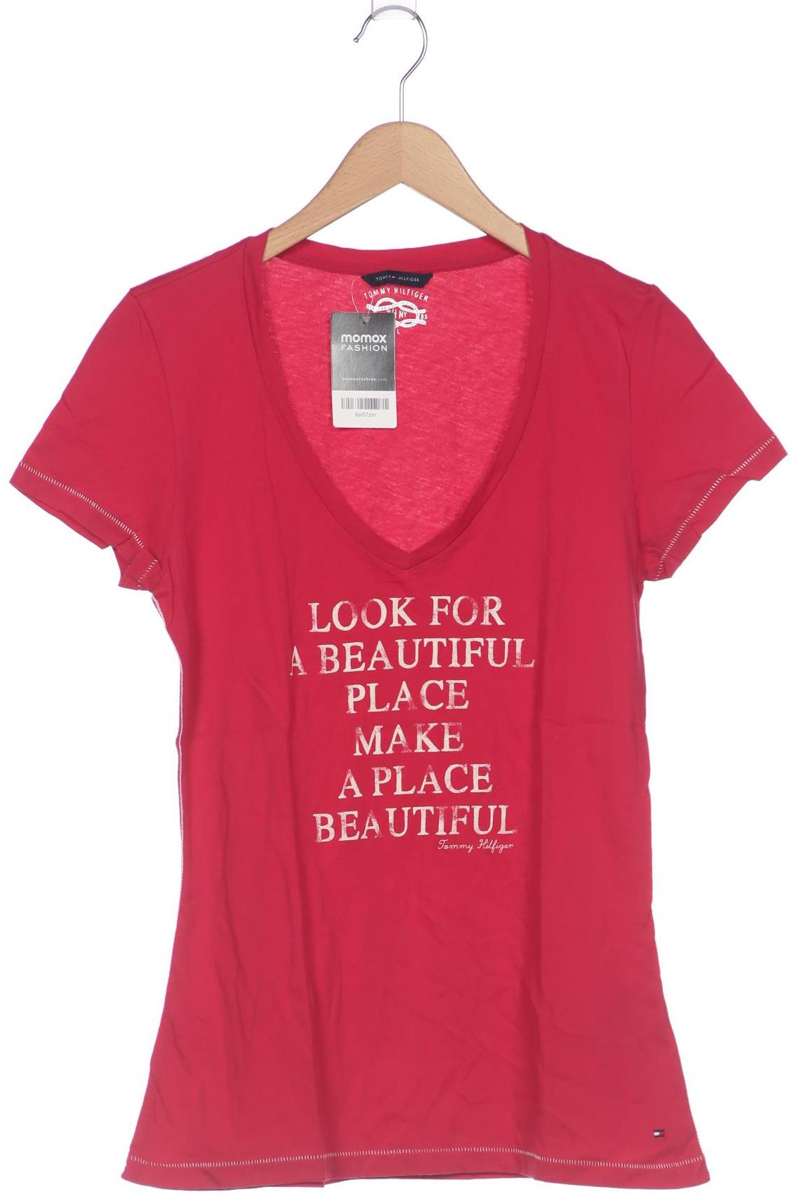 

Tommy Hilfiger Damen T-Shirt, pink, Gr. 42