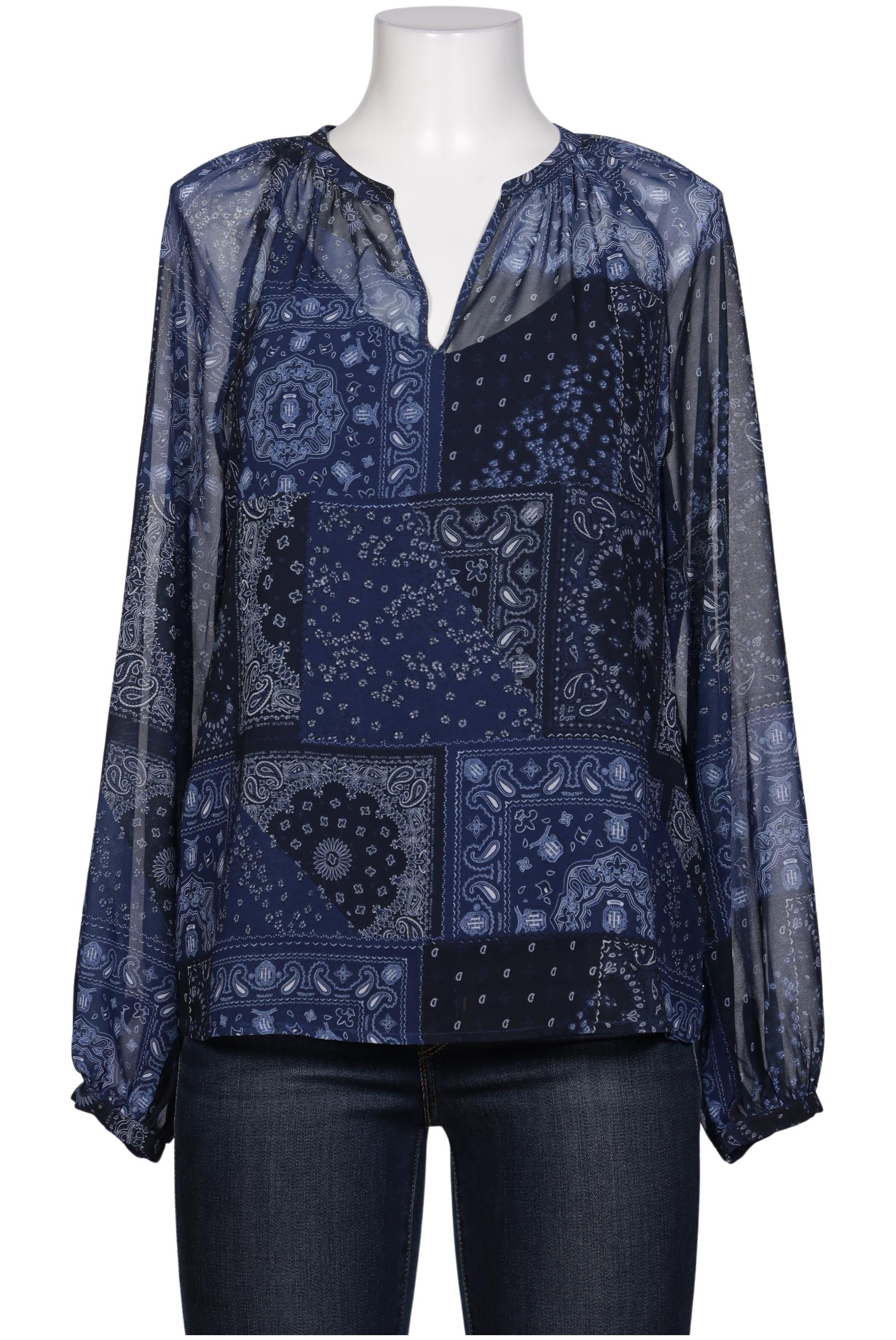 

Tommy Hilfiger Damen Bluse, blau, Gr. 40