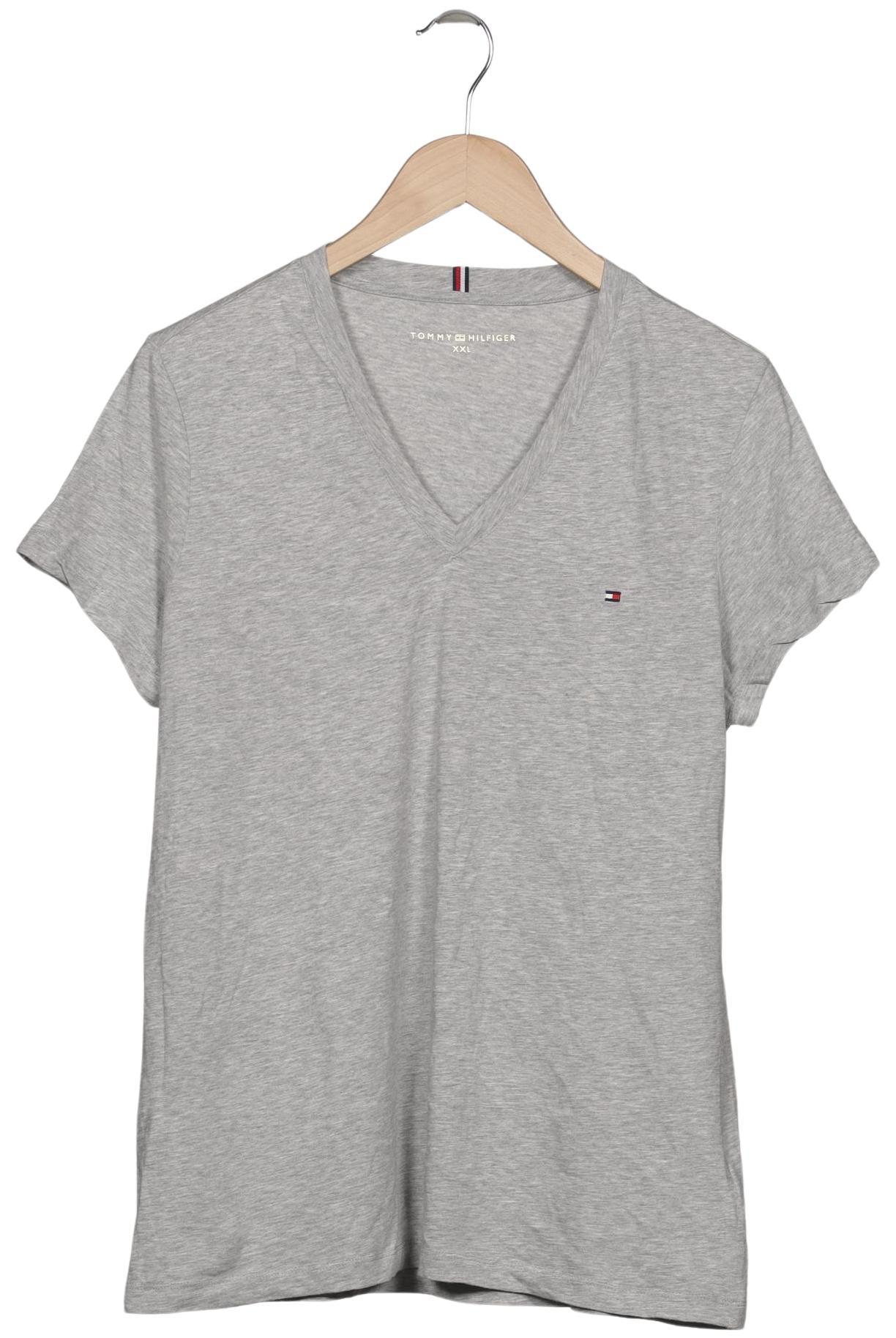

Tommy Hilfiger Damen T-Shirt, grau, Gr. 46