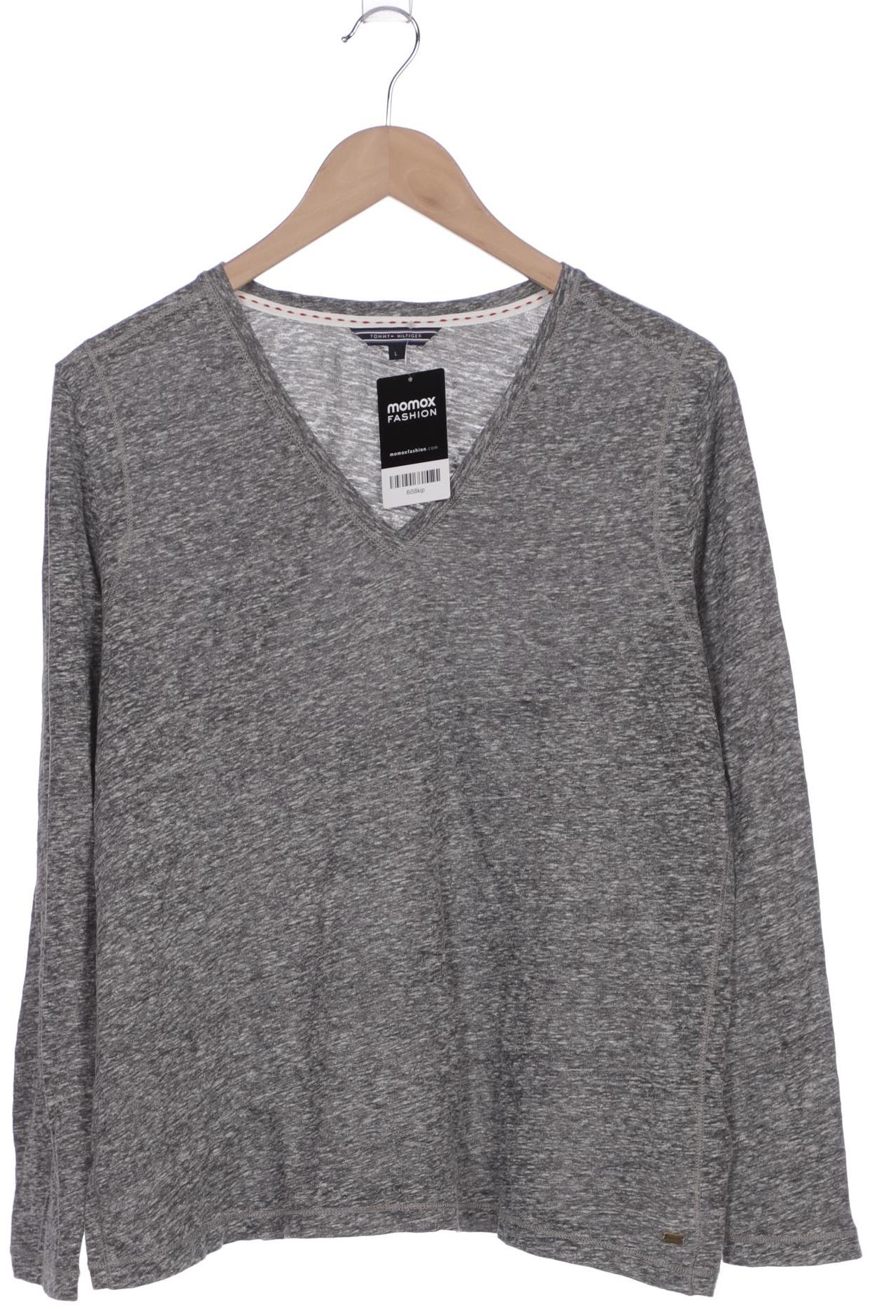 

Tommy Hilfiger Damen Langarmshirt, grau, Gr. 42