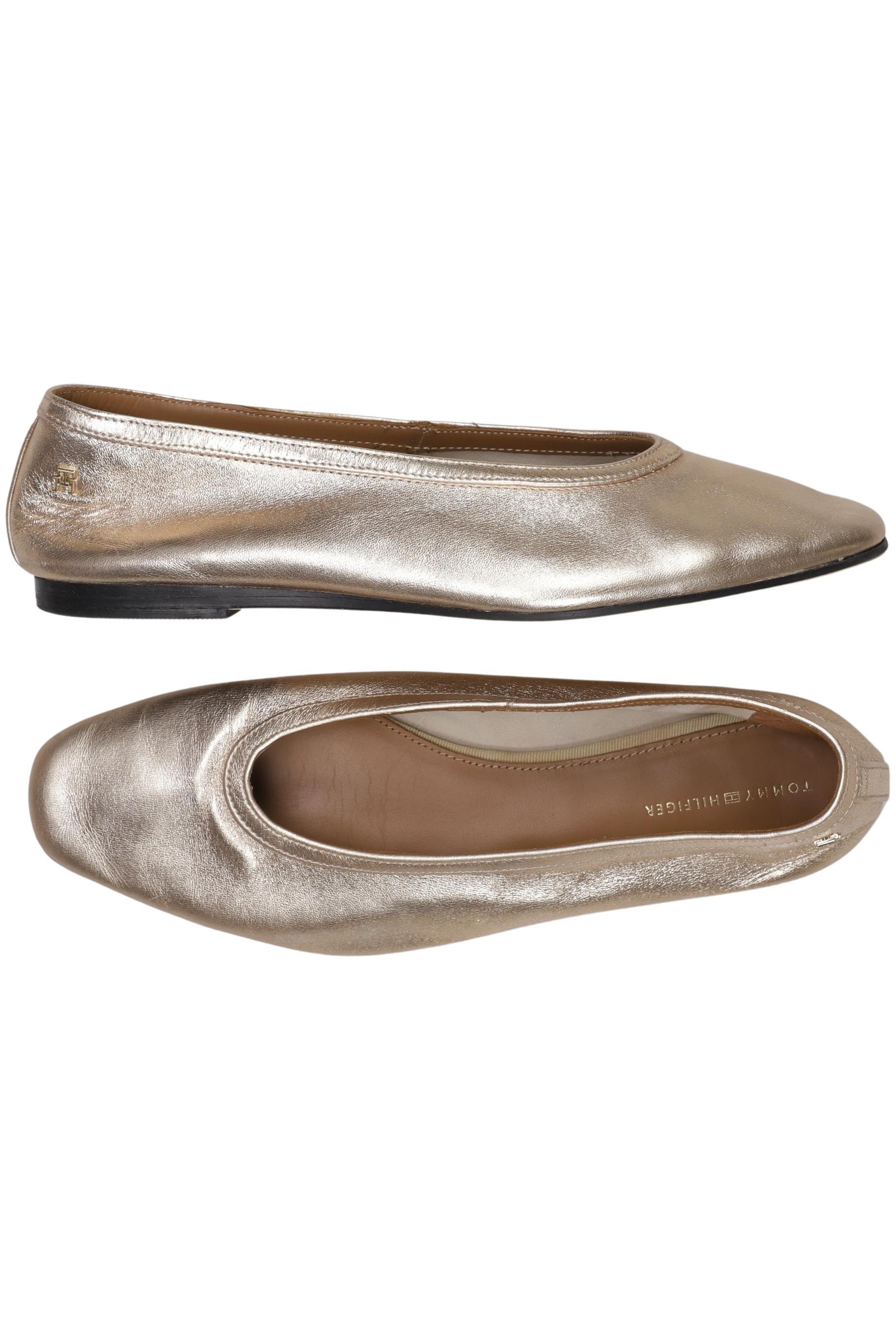 

Tommy Hilfiger Damen Ballerinas, gold, Gr. 41