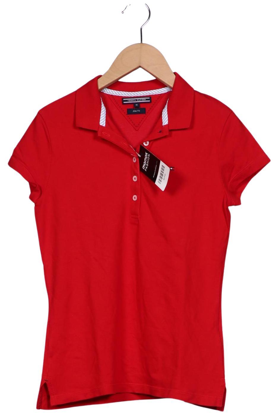 

Tommy Hilfiger Damen Poloshirt, rot, Gr. 34