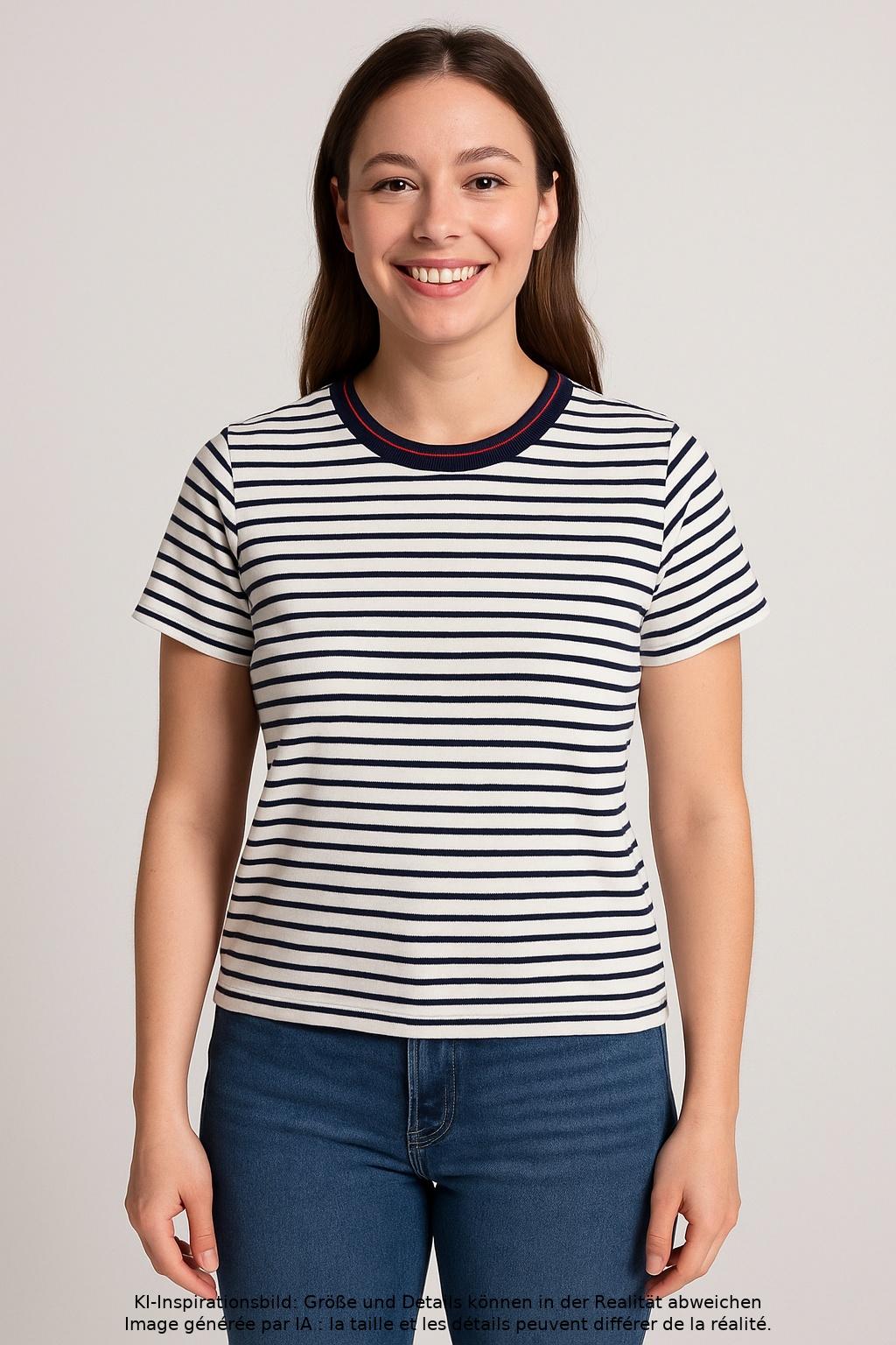 

Tommy Hilfiger Damen T-Shirt, mehrfarbig, Gr. 36