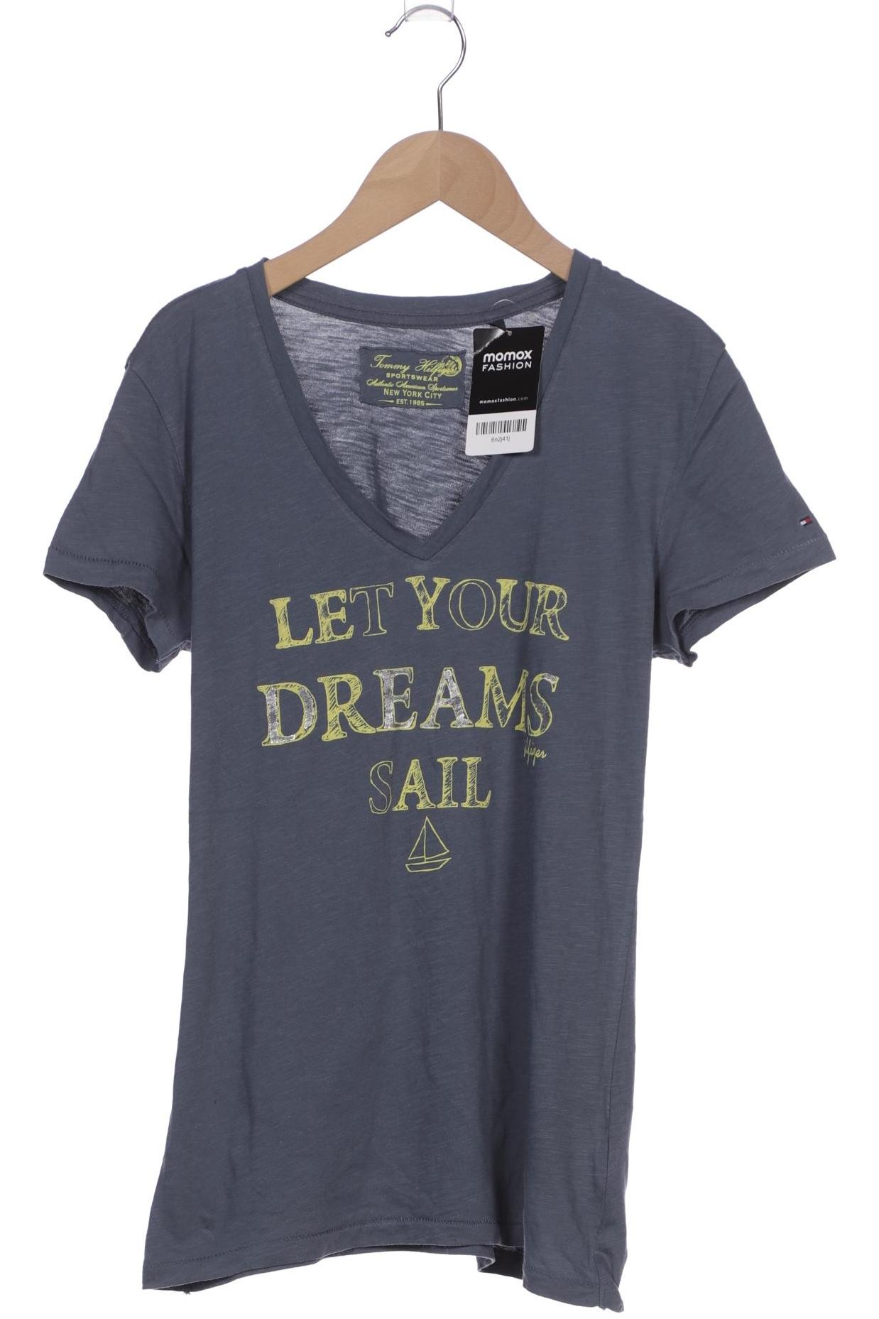 

Tommy Hilfiger Damen T-Shirt, grau, Gr. 38