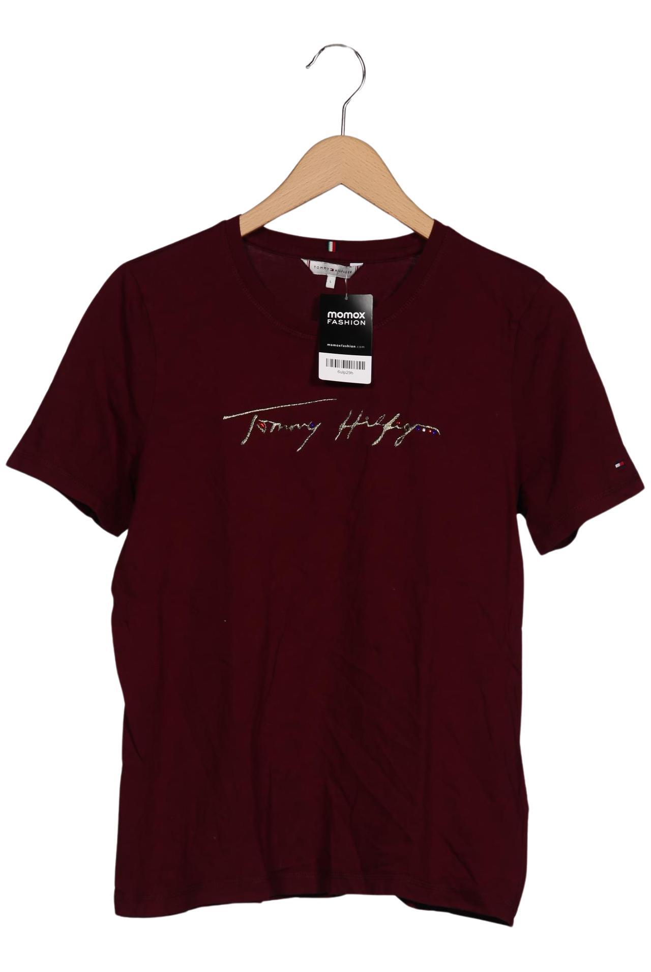 

Tommy Hilfiger Damen T-Shirt, bordeaux, Gr. 42