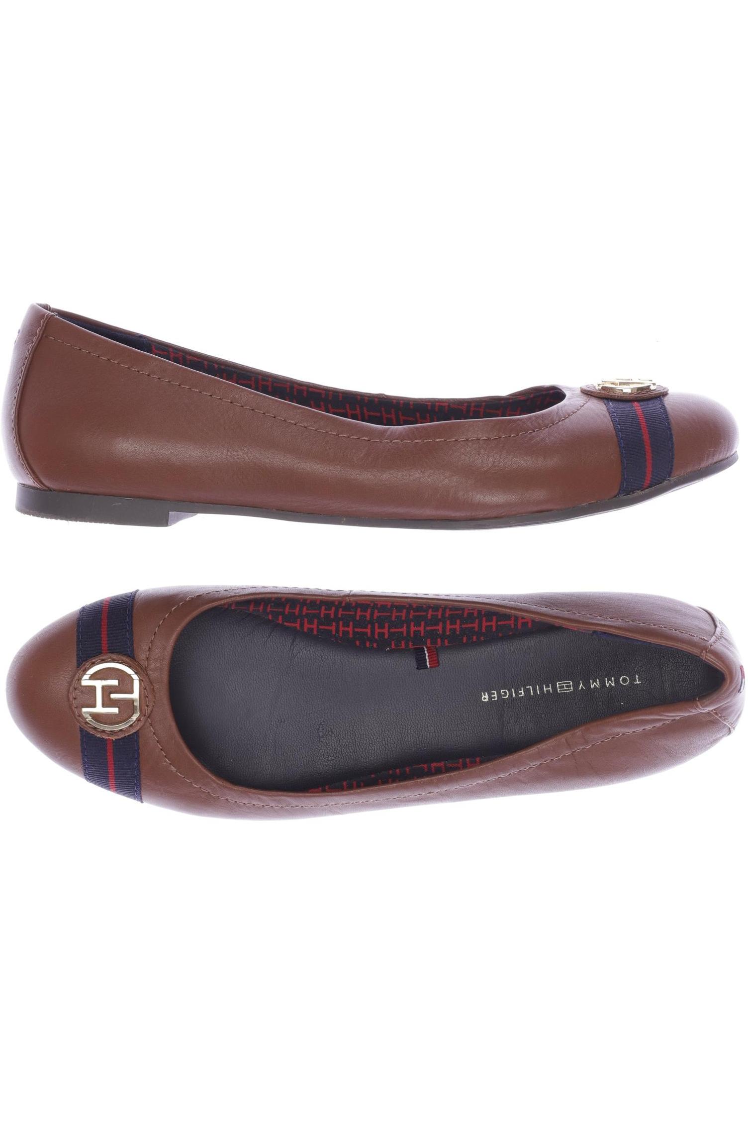 

Tommy Hilfiger Damen Ballerinas, braun