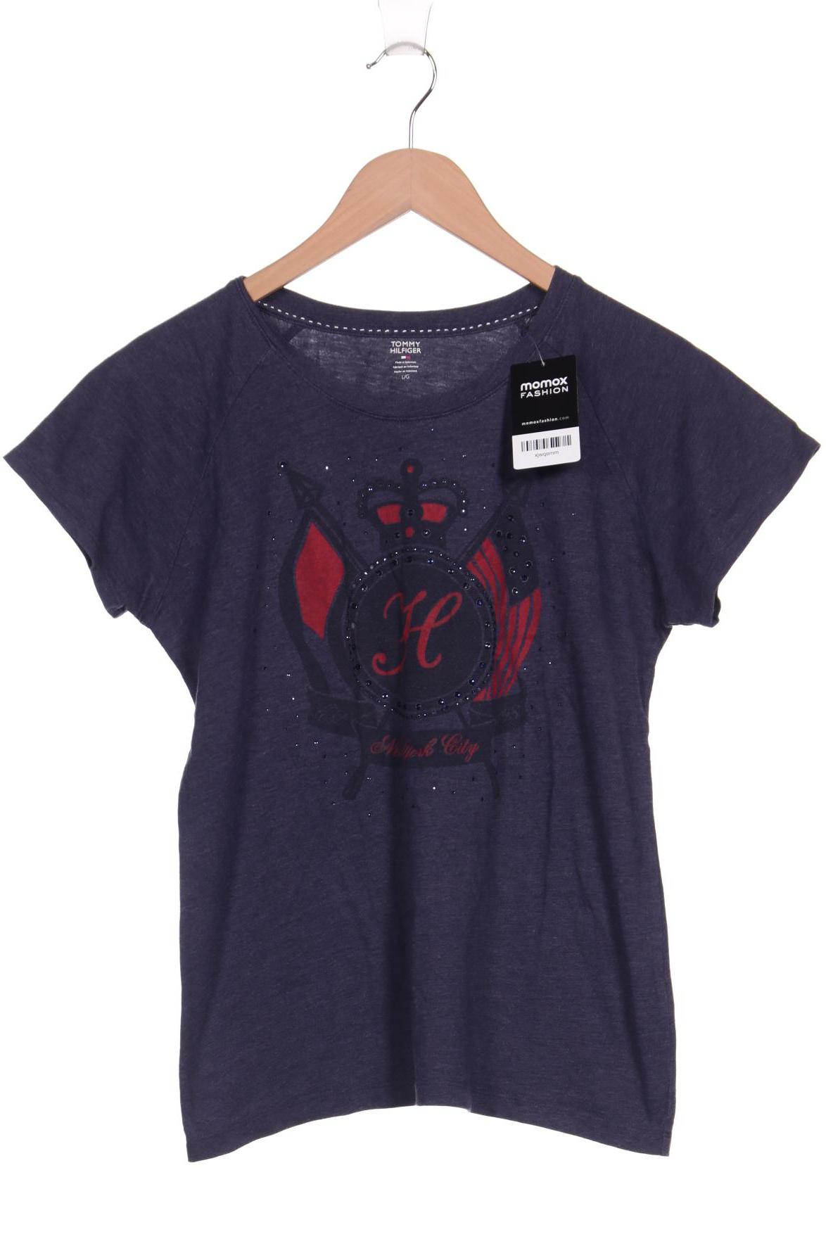 

Tommy Hilfiger Damen T-Shirt, marineblau, Gr. 42