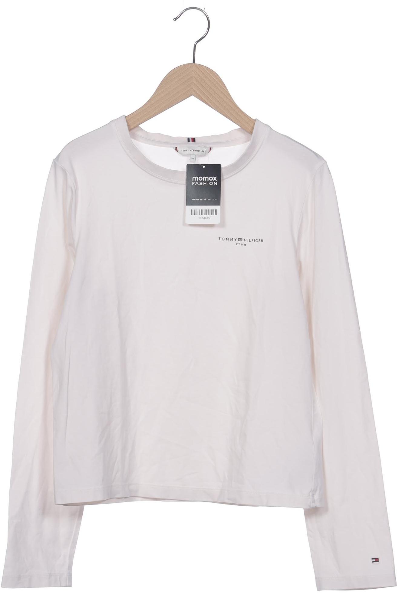

Tommy Hilfiger Damen Langarmshirt, weiß, Gr. 34