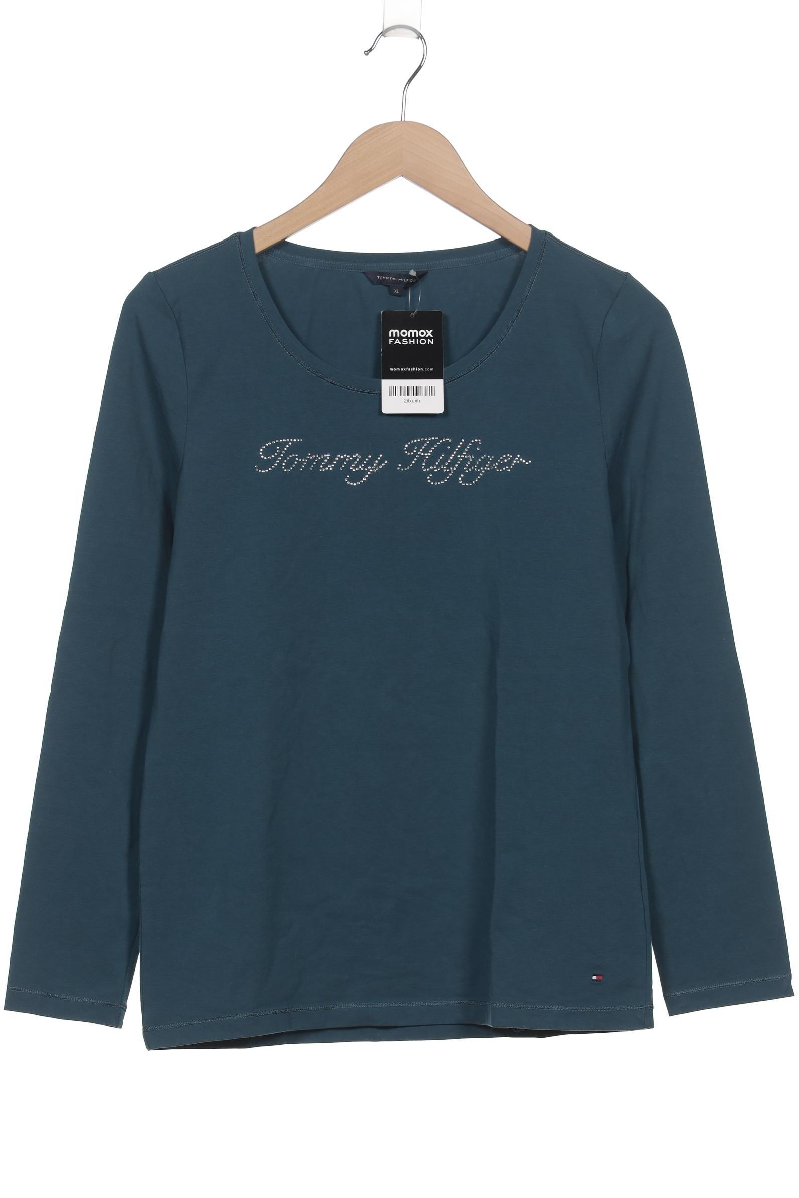 

Tommy Hilfiger Damen Langarmshirt, türkis, Gr. 44
