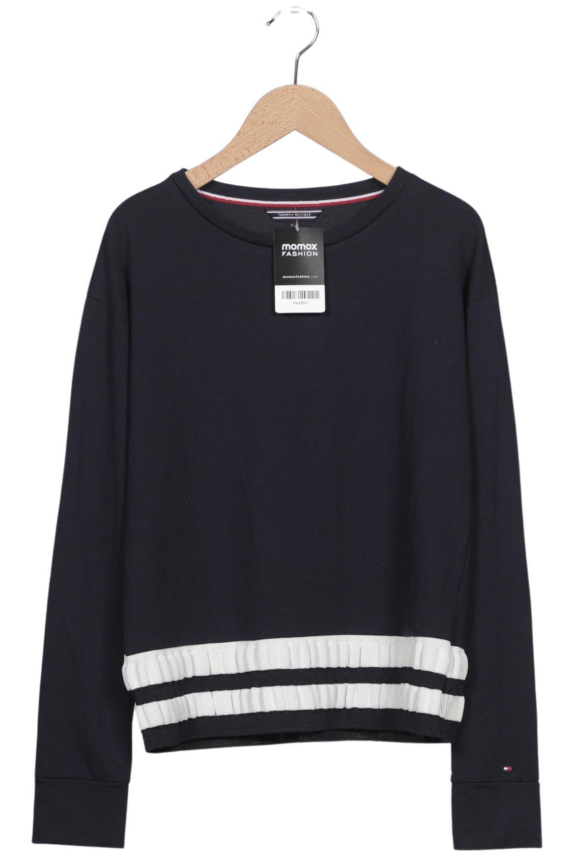 

Tommy Hilfiger Damen Langarmshirt, marineblau, Gr. 34