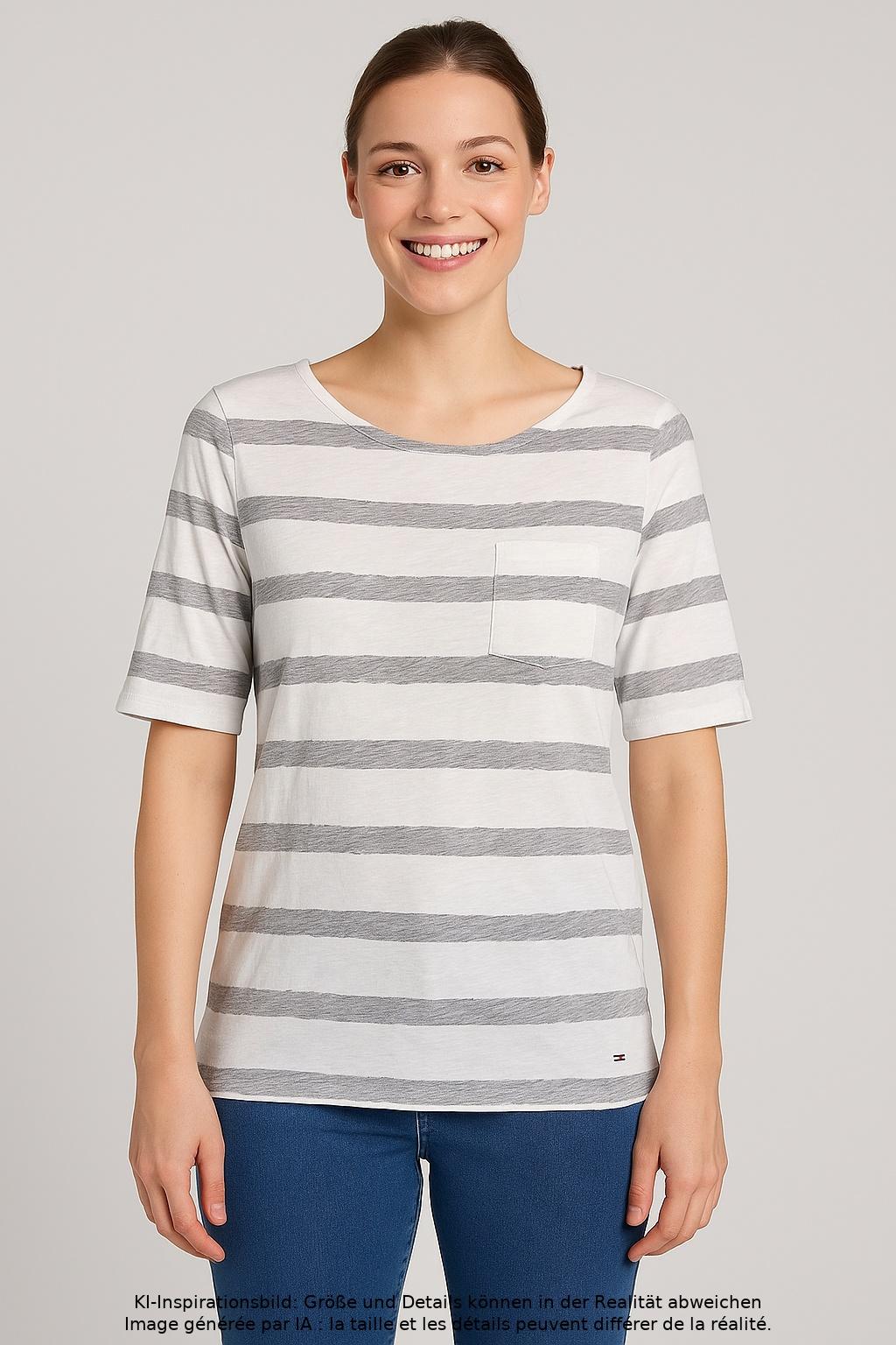 

Tommy Hilfiger Damen T-Shirt, mehrfarbig, Gr. 36