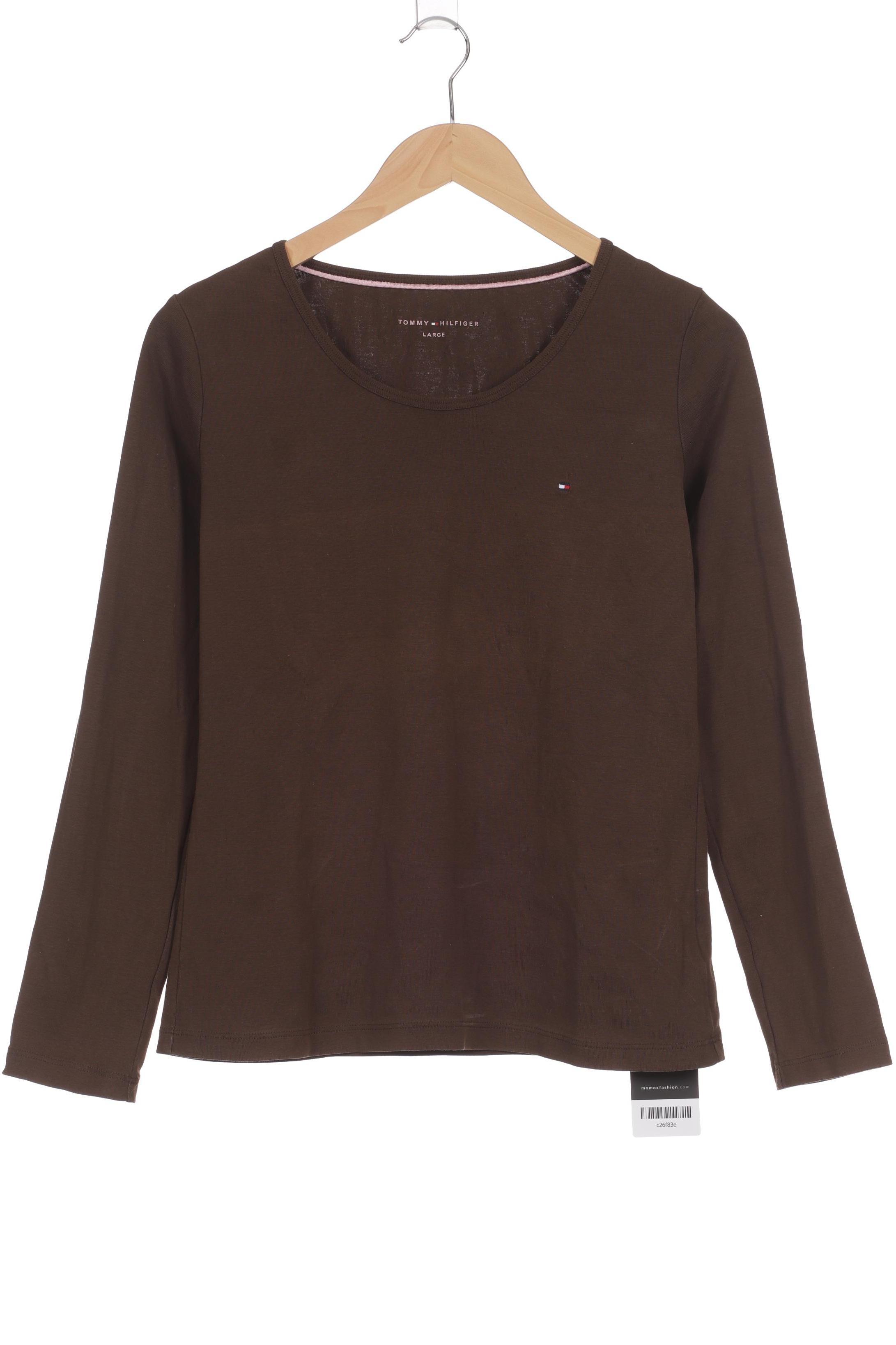 

Tommy Hilfiger Damen Langarmshirt, braun, Gr. 42