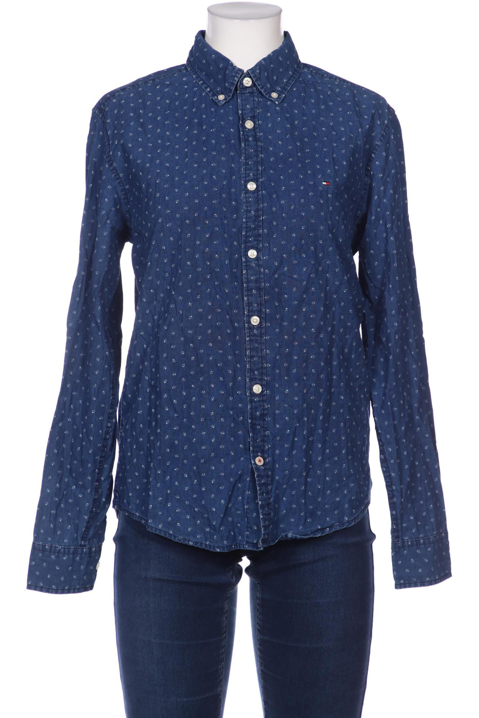 

Tommy Hilfiger Damen Bluse, blau, Gr. 38
