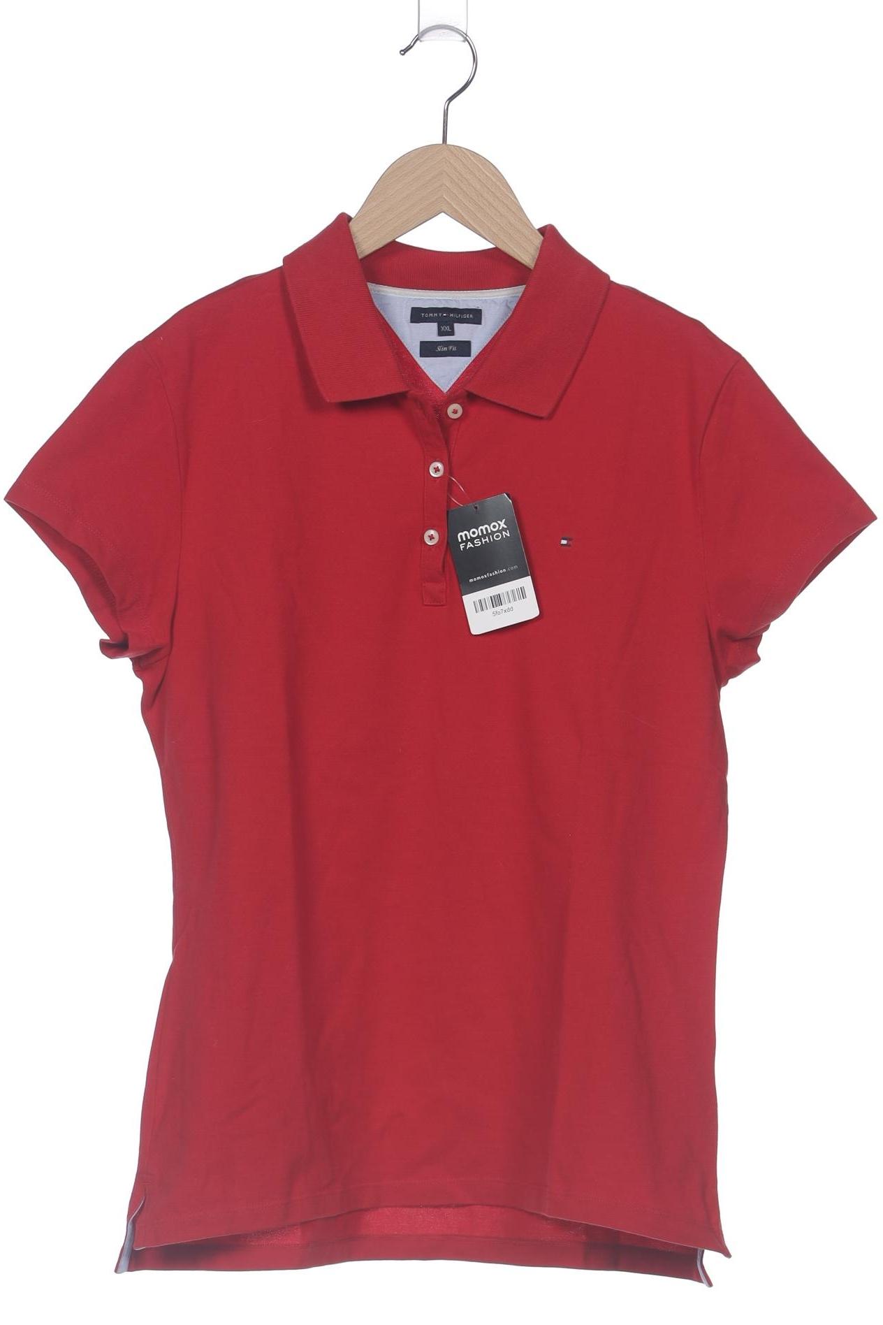 

Tommy Hilfiger Damen Poloshirt, rot, Gr. 46